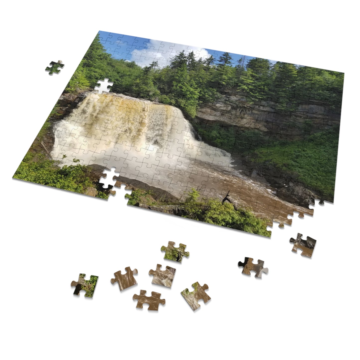 Don't Go Chasing Waterfalls... Piece Them Together, Jigsaw Puzzle, Blackwater Falls