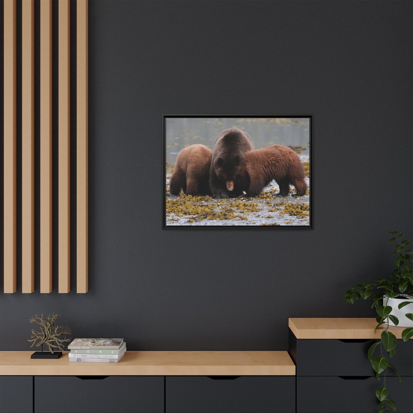 Matte Canvas, Framed (Multi-color)