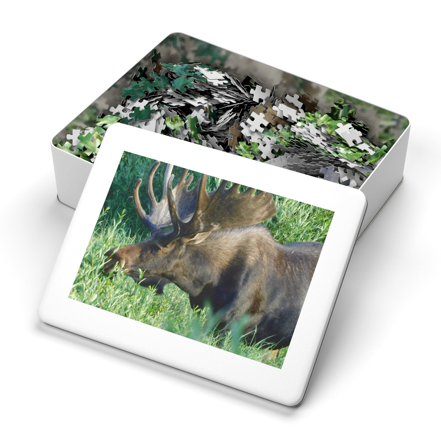 Moose on the Loose: Puzzle Edition, Jigsaw Puzzle, Rocky Mountain