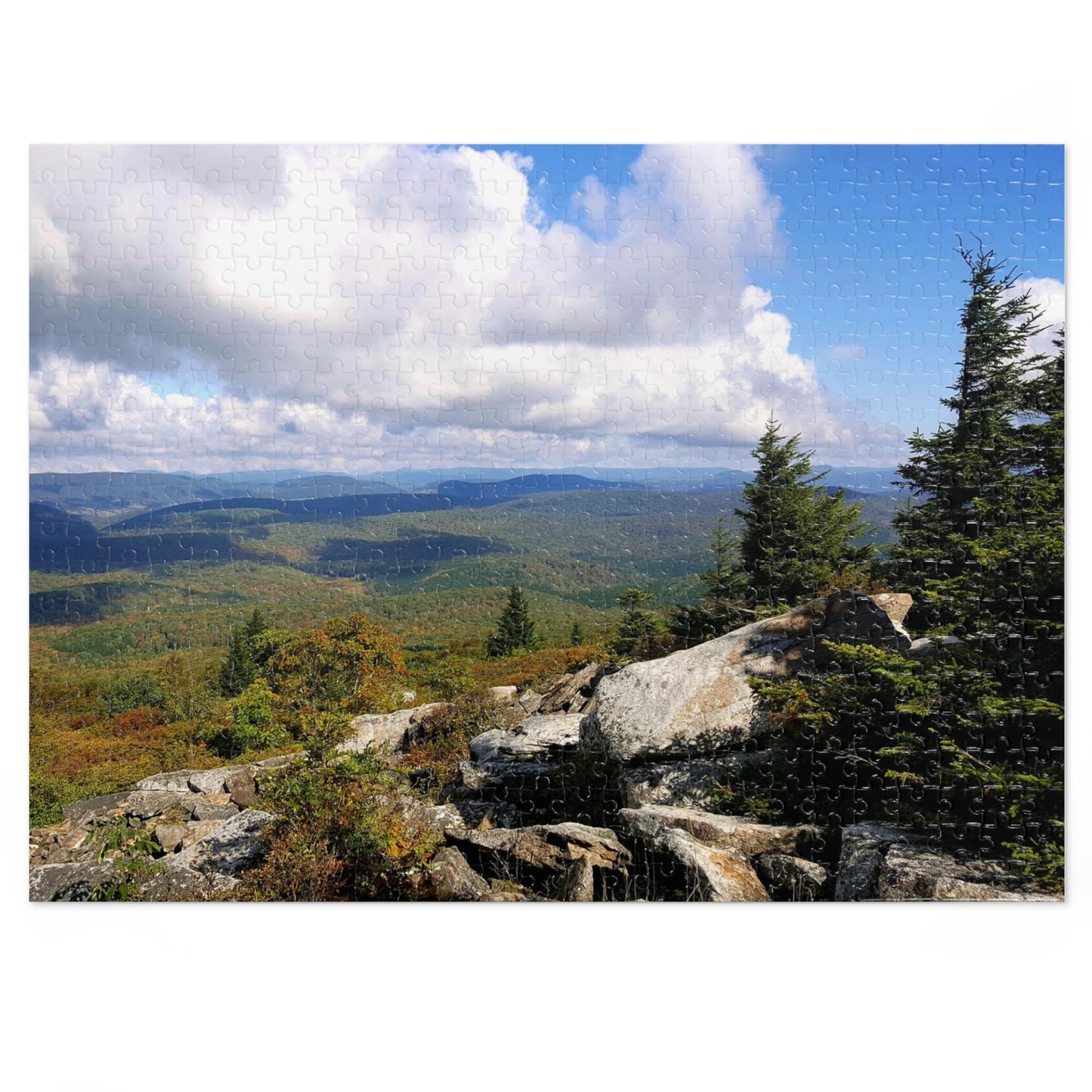 Piece by Piece to Peak Peace, Jigsaw Puzzle, Spruce Knob, WV