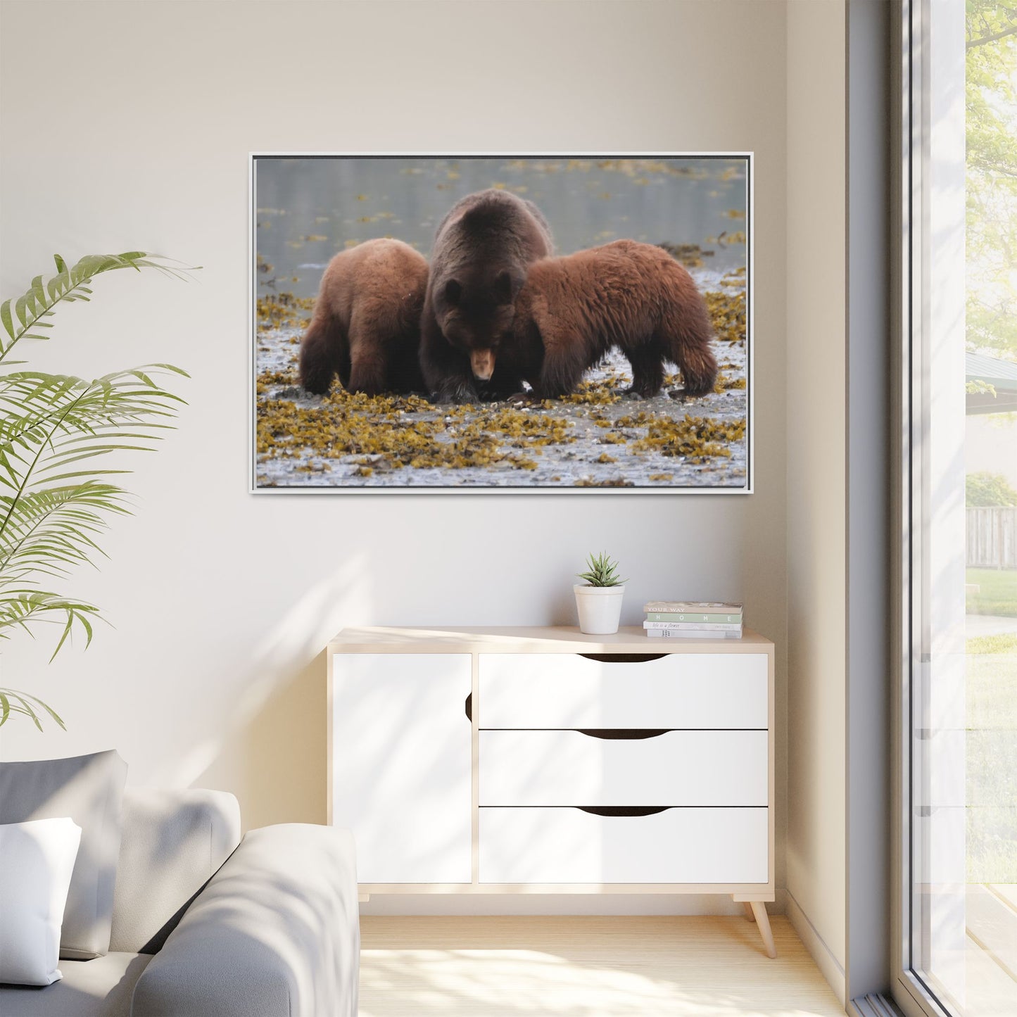 Matte Canvas, Framed (Multi-color)