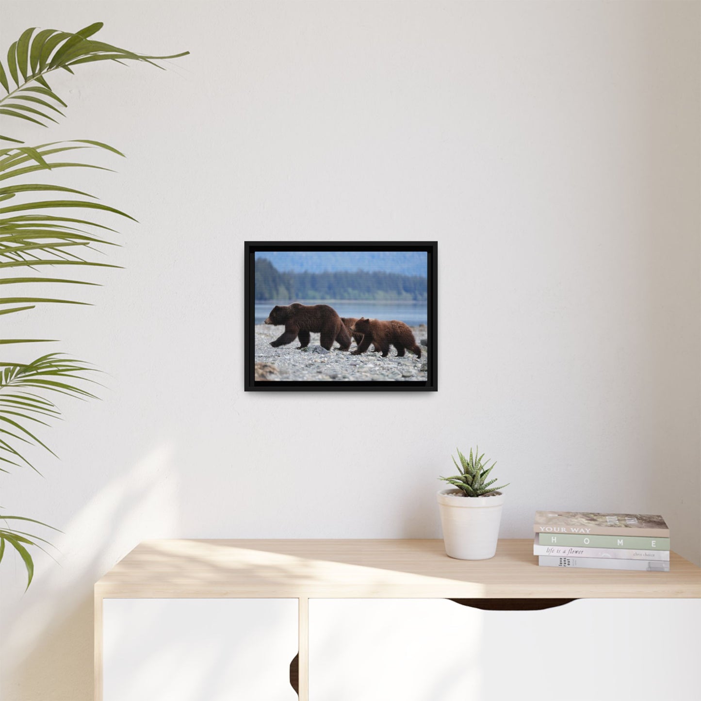 Mother Grizzly Bear & Cubs