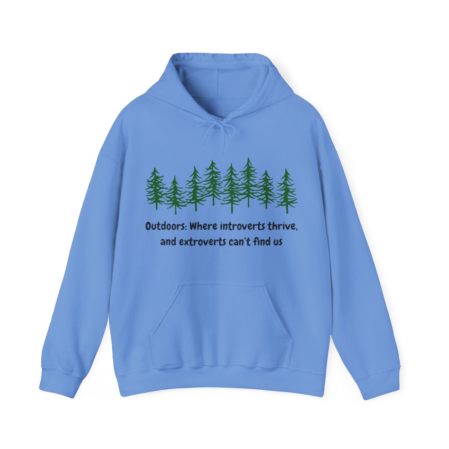 Silent Hikes & Subtle Vibes Hoodie, Unisex Heavy Blend™ Hooded Sweatshirt