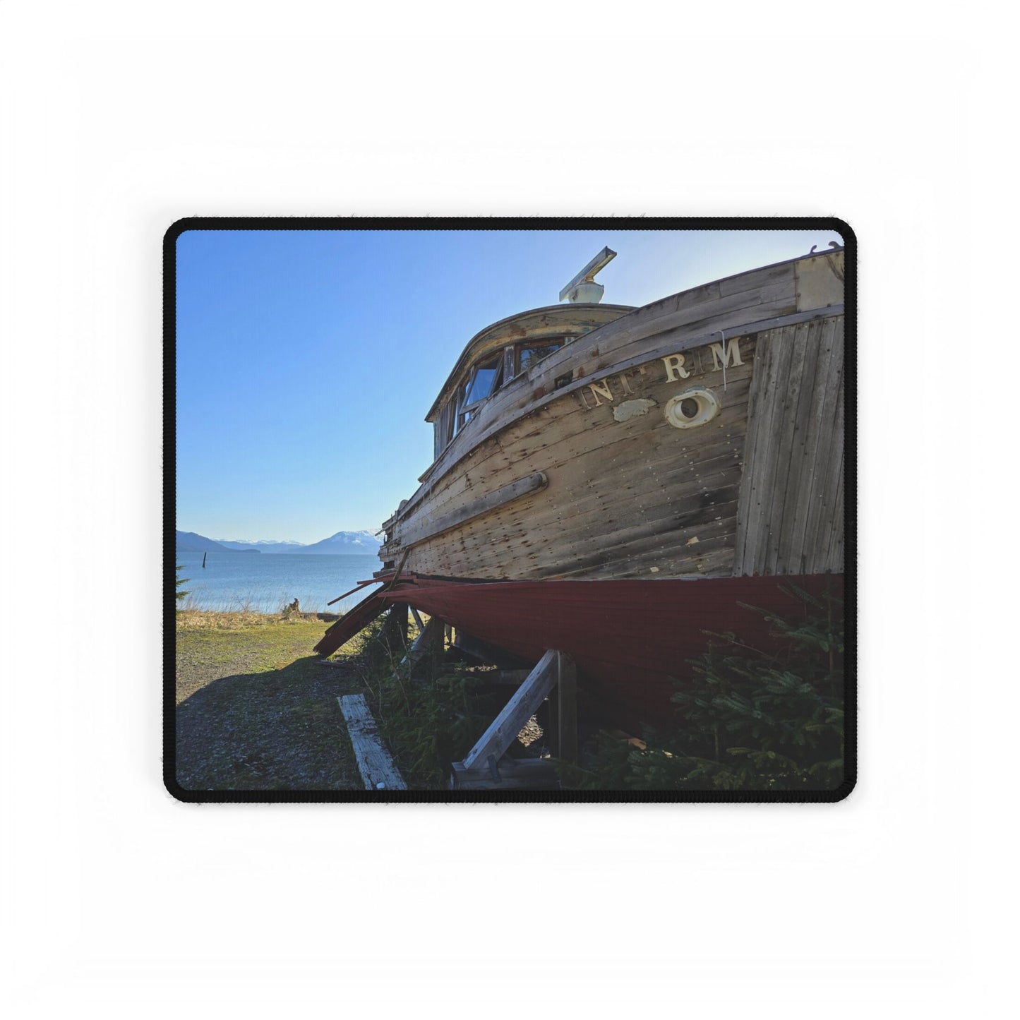 Alaskan Wooden Boat Desk Mat, Smooth Sailing Through an 8-Hour Workday