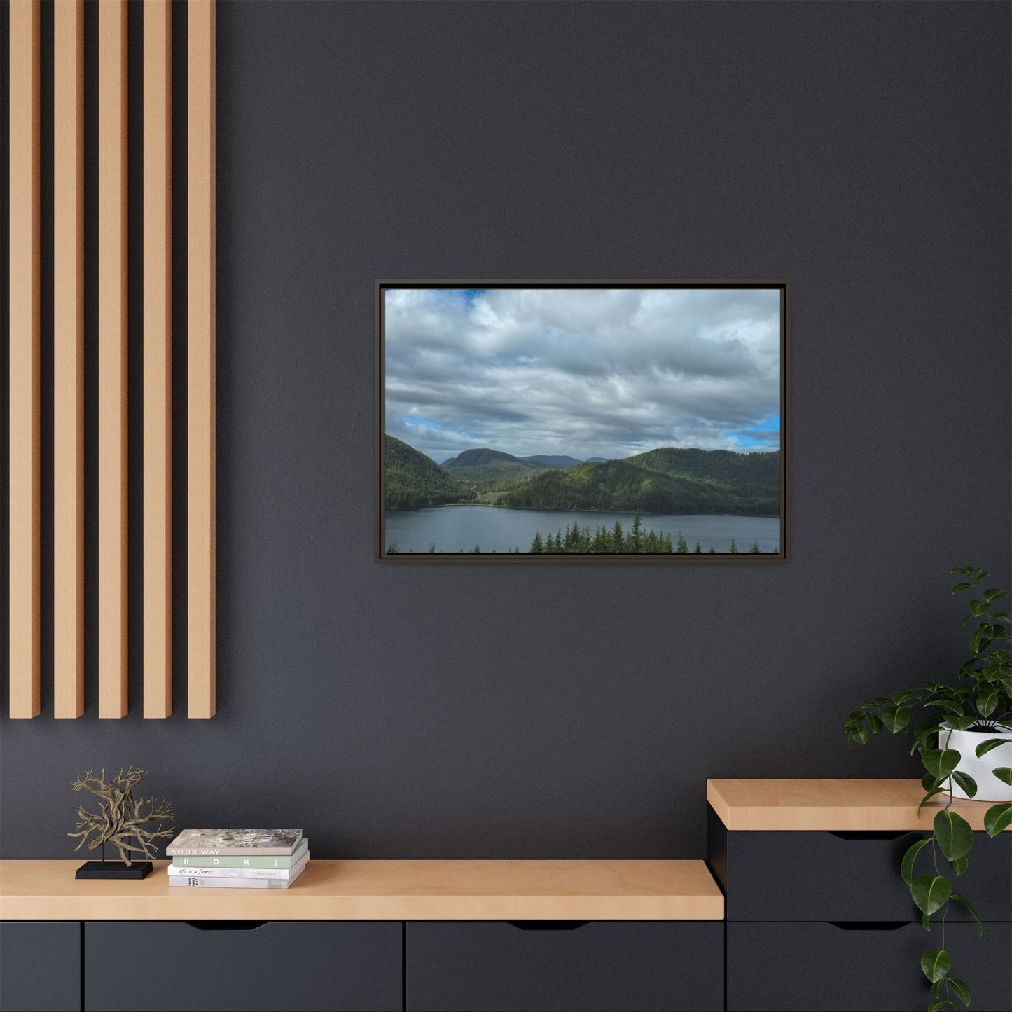 Matte Canvas, Framed (Multi-color)