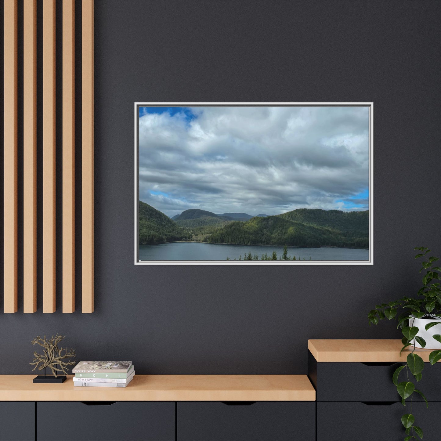 Matte Canvas, Framed (Multi-color)