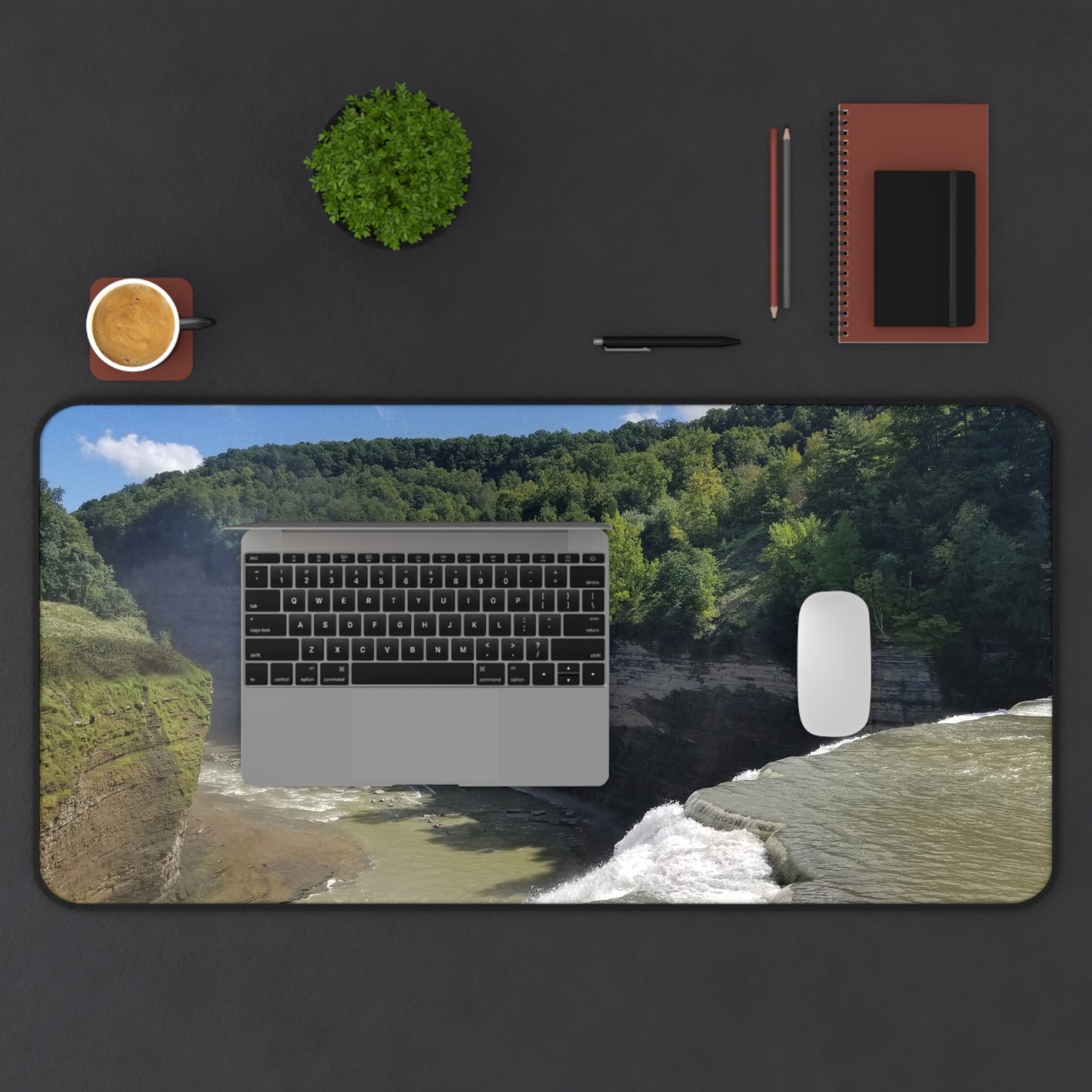 Waterfall of Daydreams Desk Mat