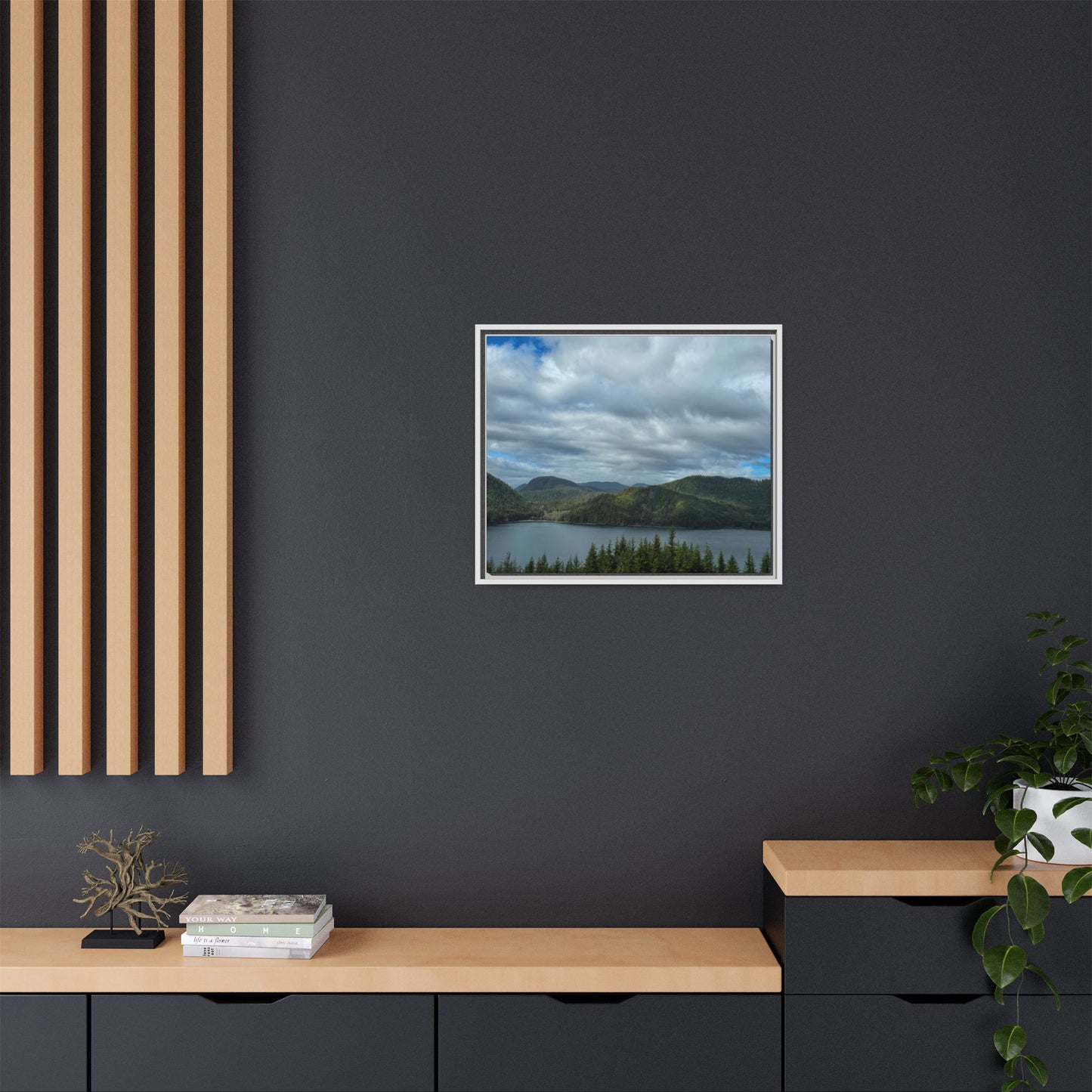 Matte Canvas, Framed (Multi-color)