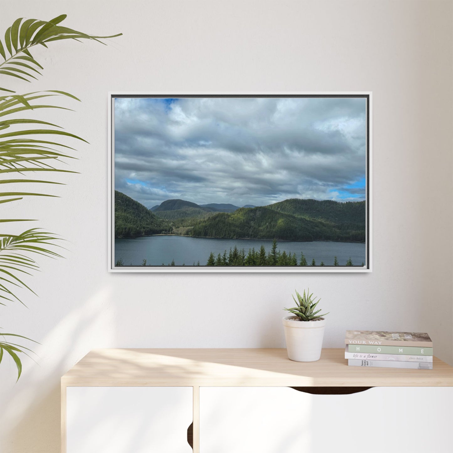 Matte Canvas, Framed (Multi-color)