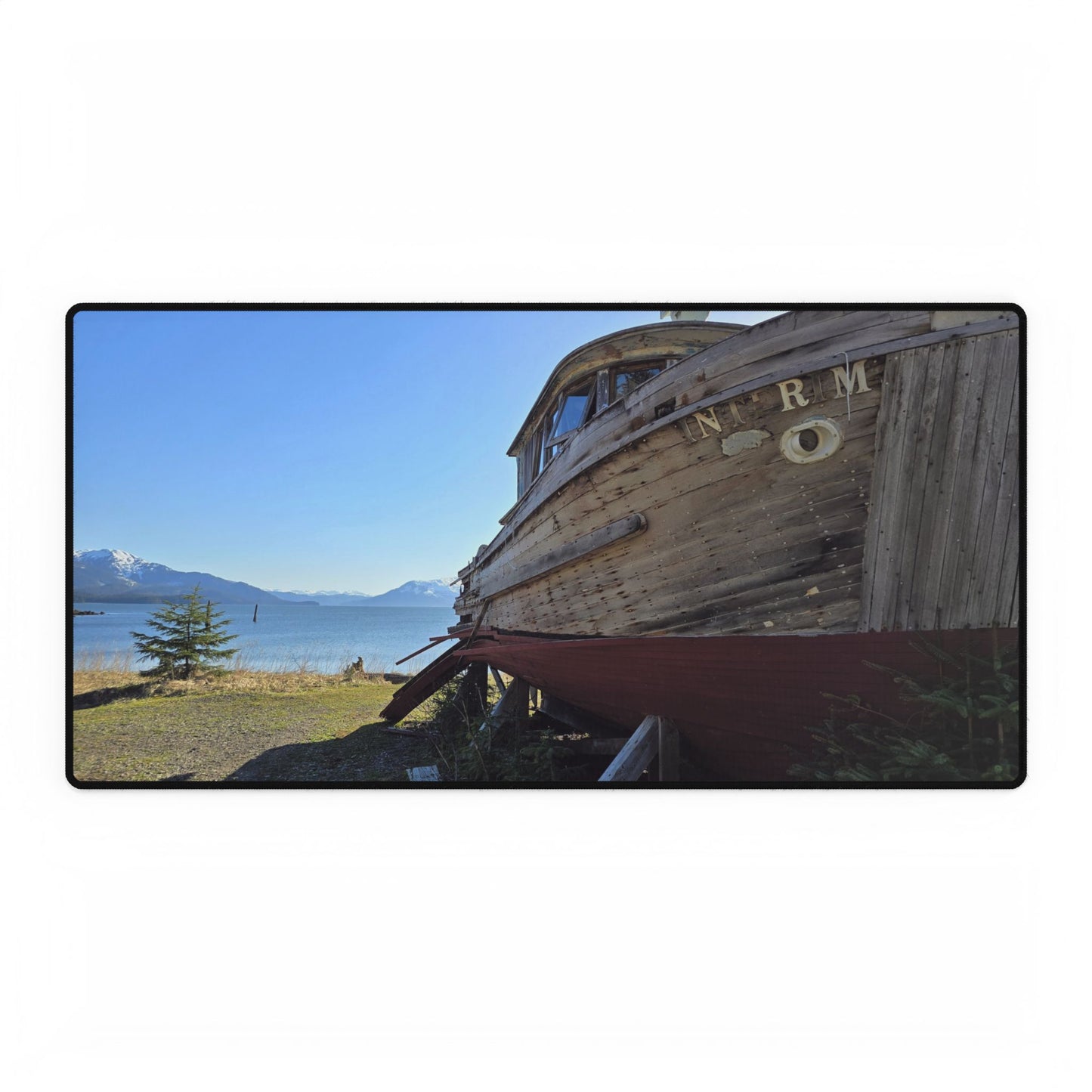 Alaskan Wooden Boat Desk Mat, Smooth Sailing Through an 8-Hour Workday