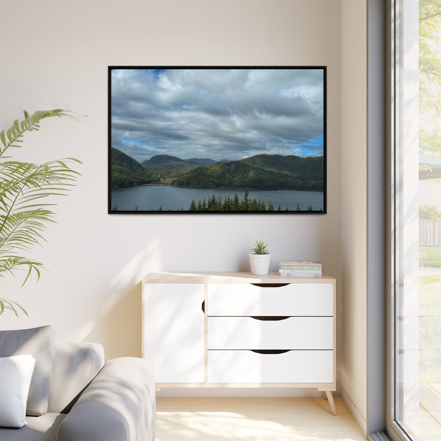 Matte Canvas, Framed (Multi-color)