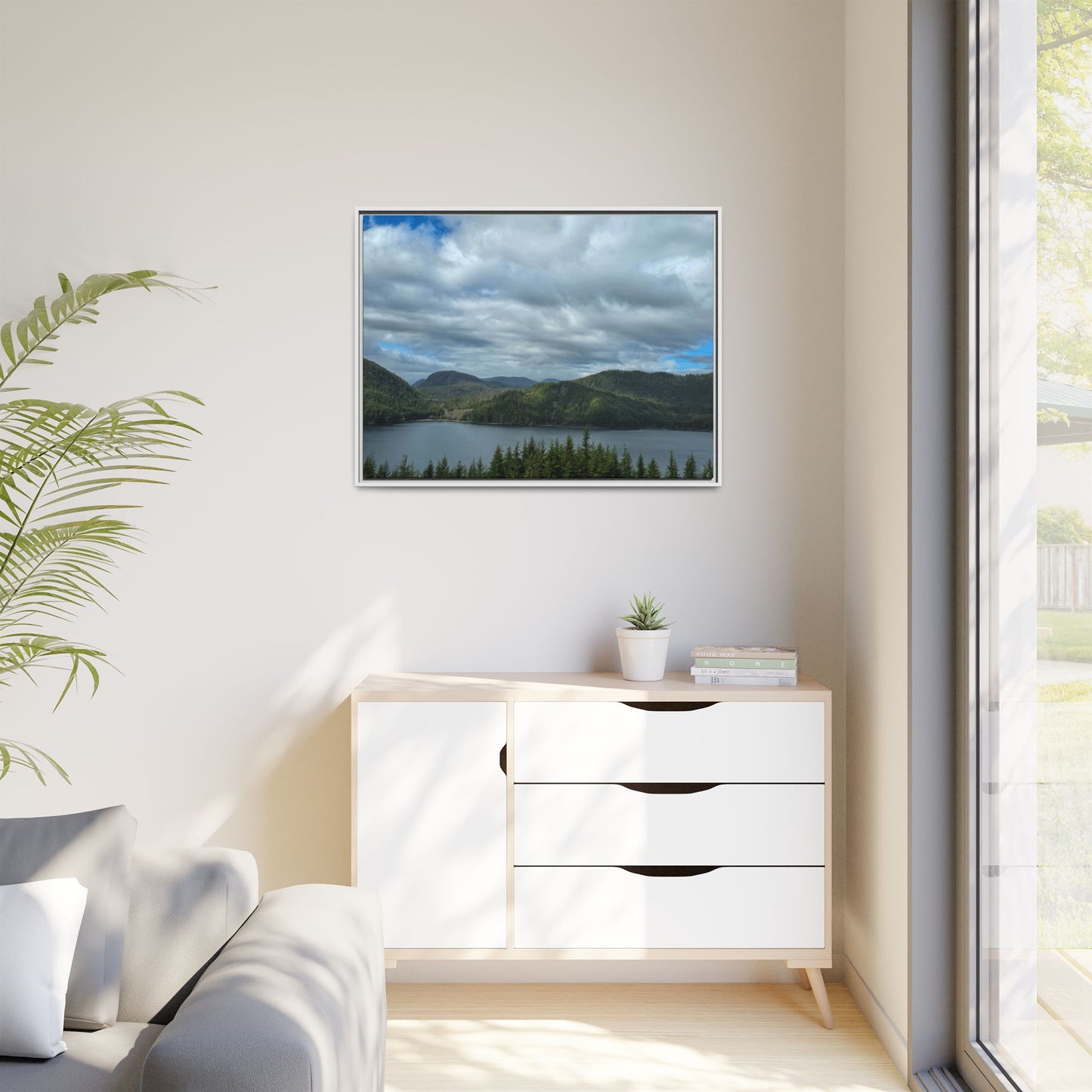 Matte Canvas, Framed (Multi-color)