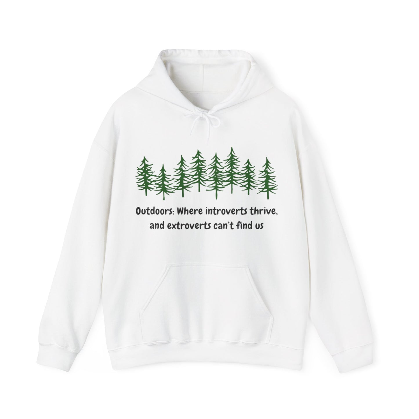 Silent Hikes & Subtle Vibes Hoodie, Unisex Heavy Blend™ Hooded Sweatshirt