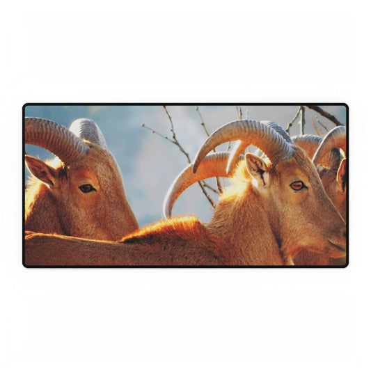 Barbary Sheep Desk Mat, Workday Escape, One Daydream at a Time