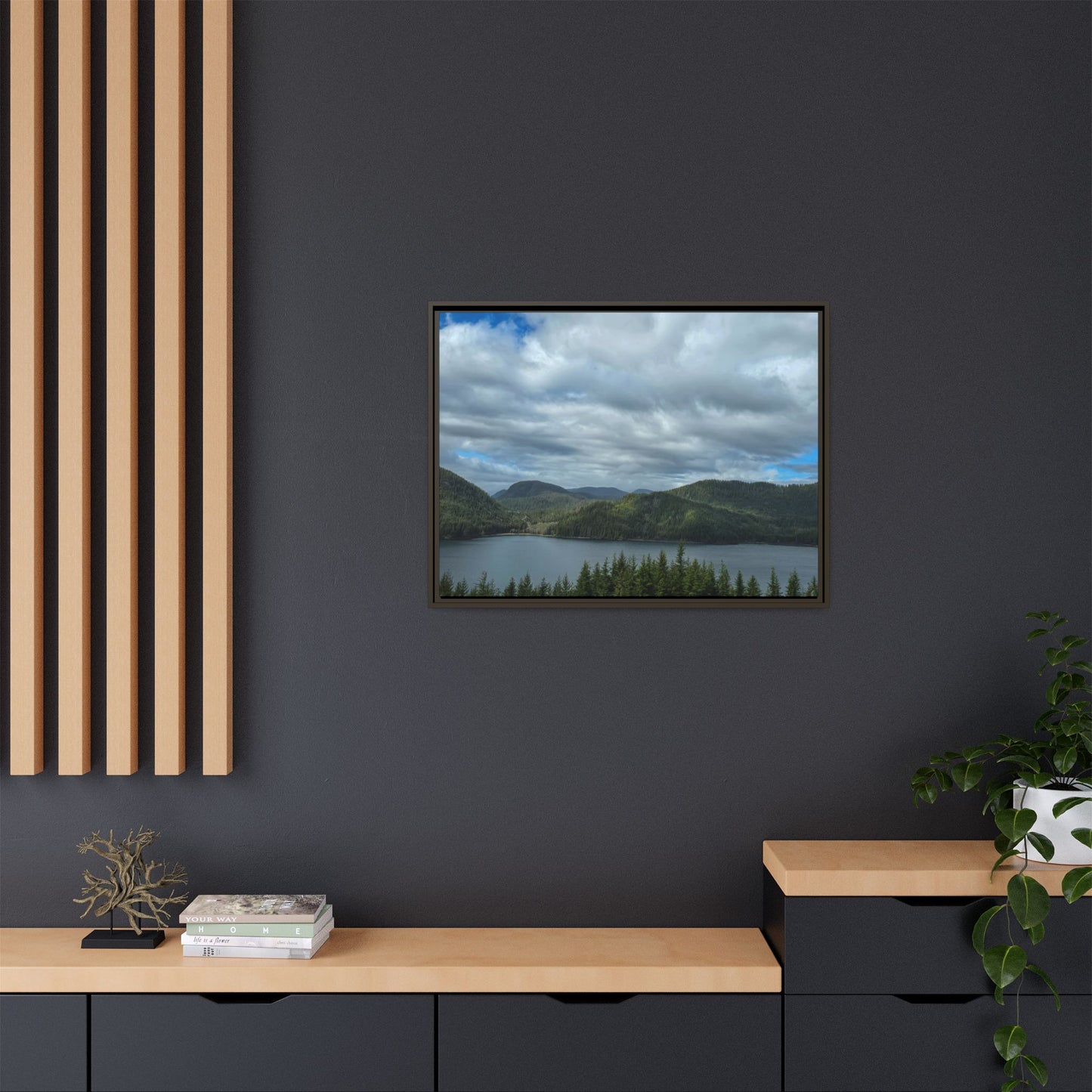 Matte Canvas, Framed (Multi-color)