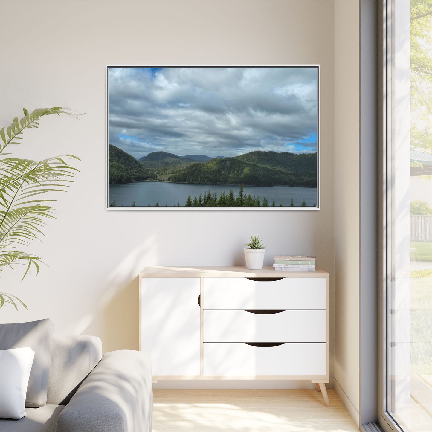 Matte Canvas, Framed (Multi-color)