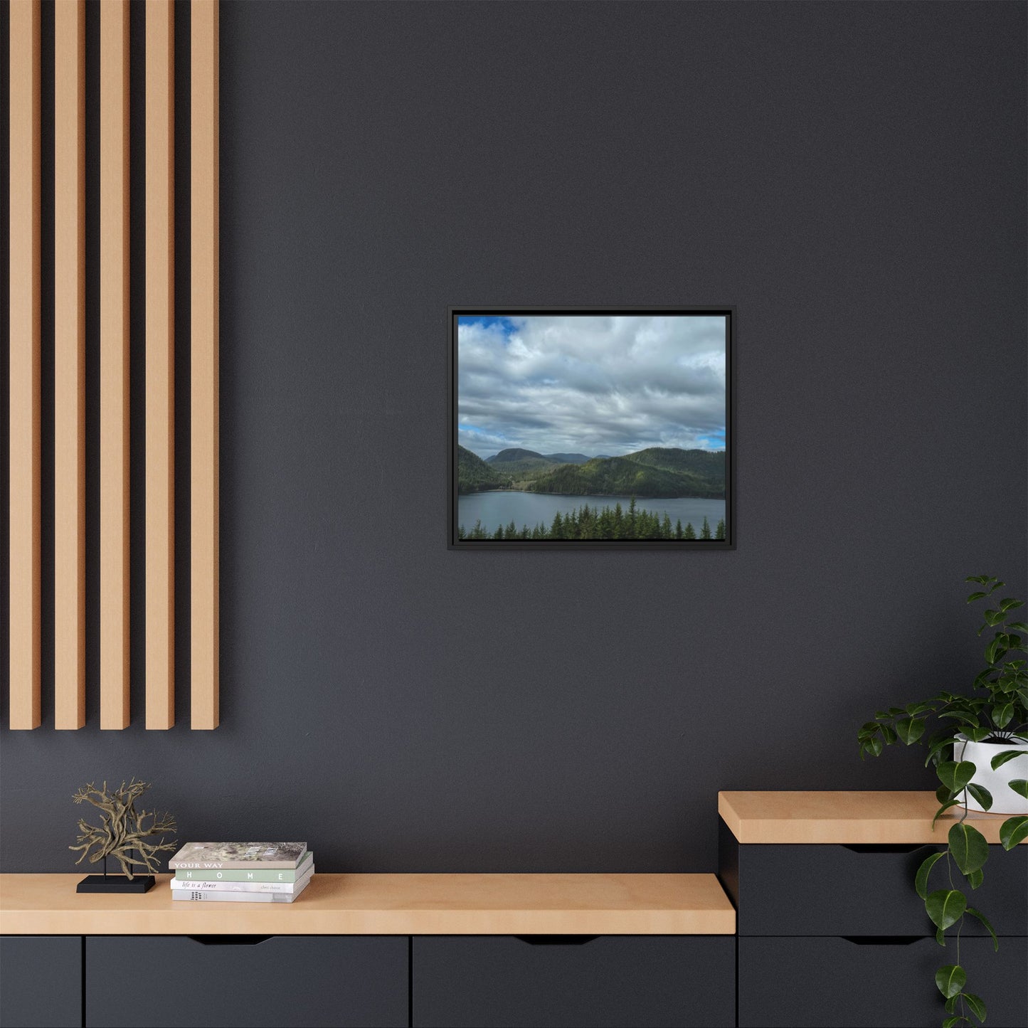 Matte Canvas, Framed (Multi-color)