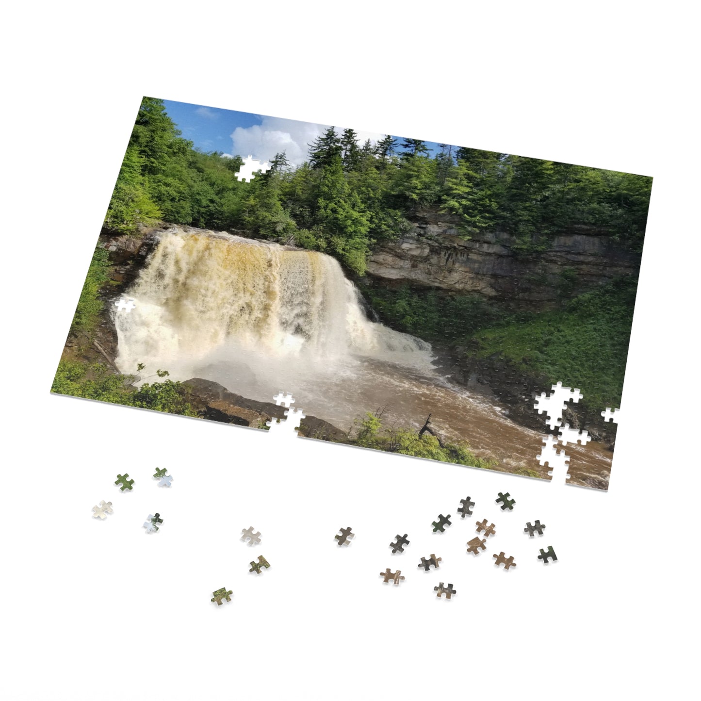 Don't Go Chasing Waterfalls... Piece Them Together, Jigsaw Puzzle, Blackwater Falls