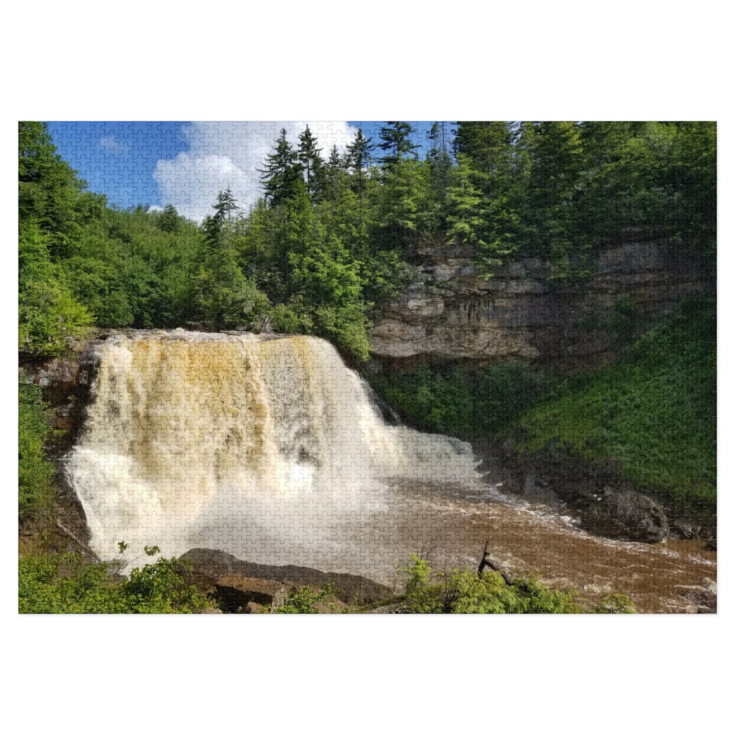 Don't Go Chasing Waterfalls... Piece Them Together, Jigsaw Puzzle, Blackwater Falls