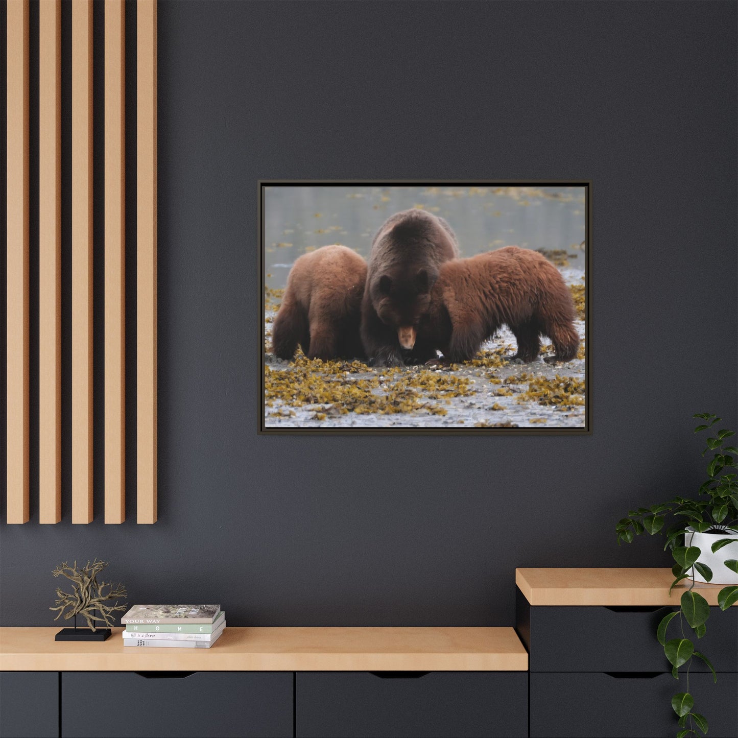 Matte Canvas, Framed (Multi-color)