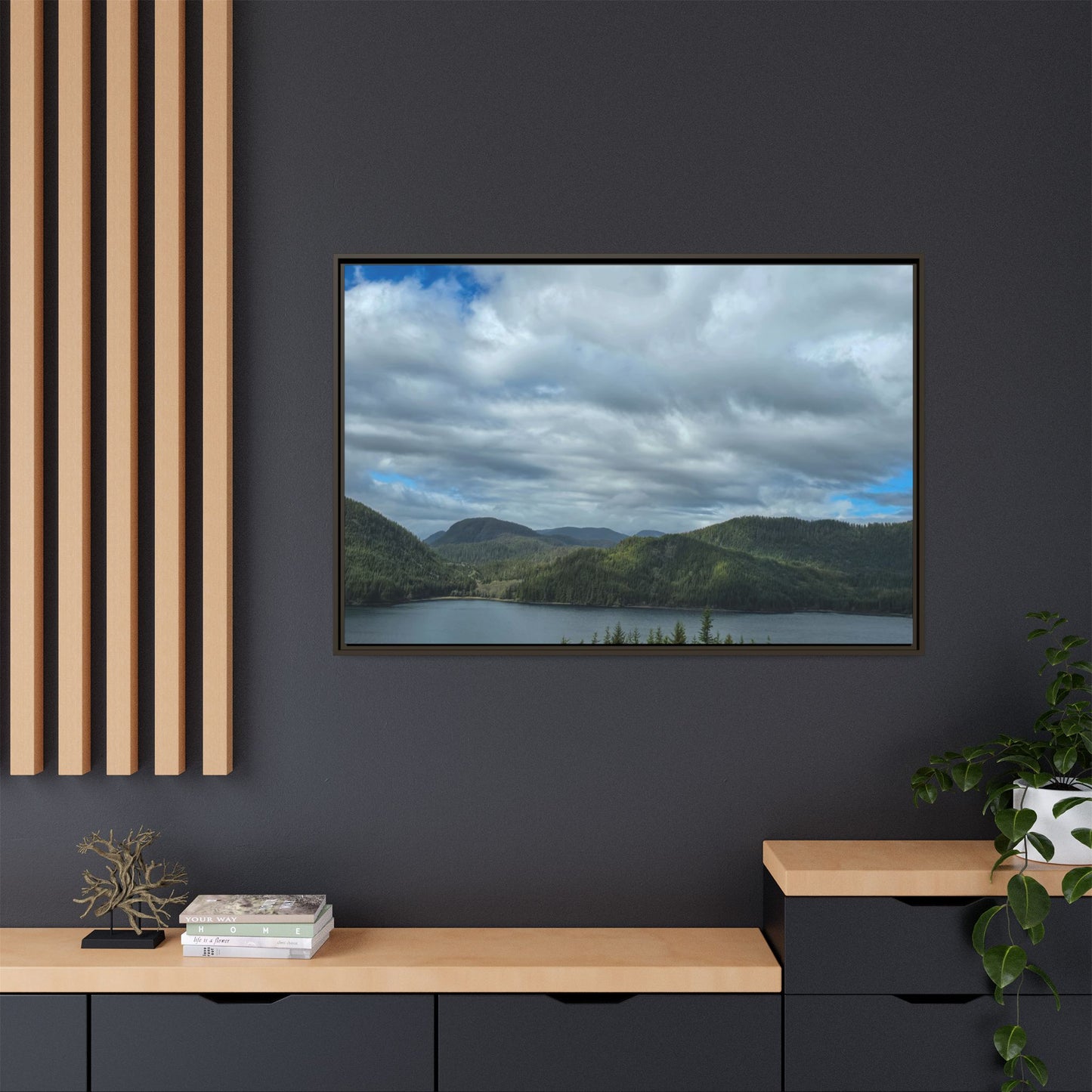 Matte Canvas, Framed (Multi-color)