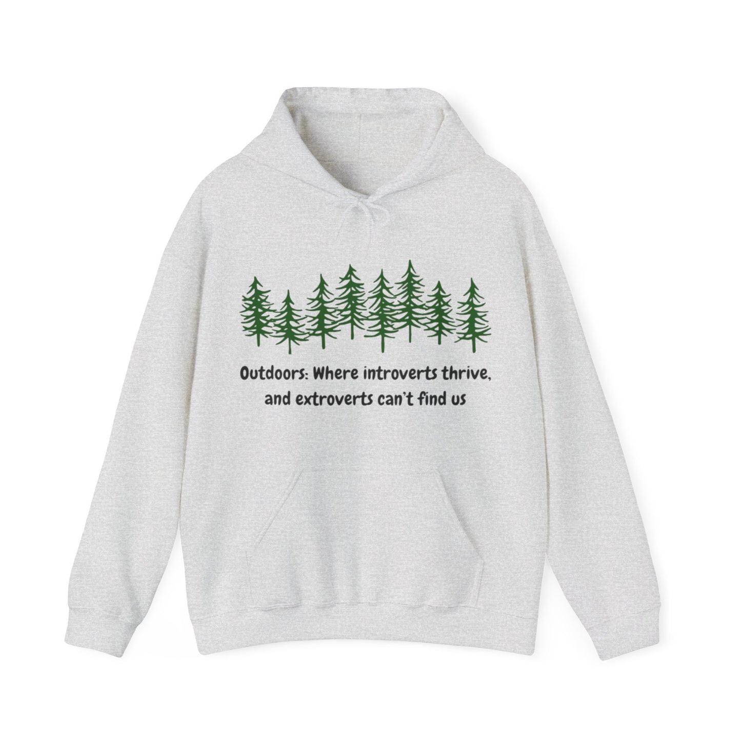 Silent Hikes & Subtle Vibes Hoodie, Unisex Heavy Blend™ Hooded Sweatshirt