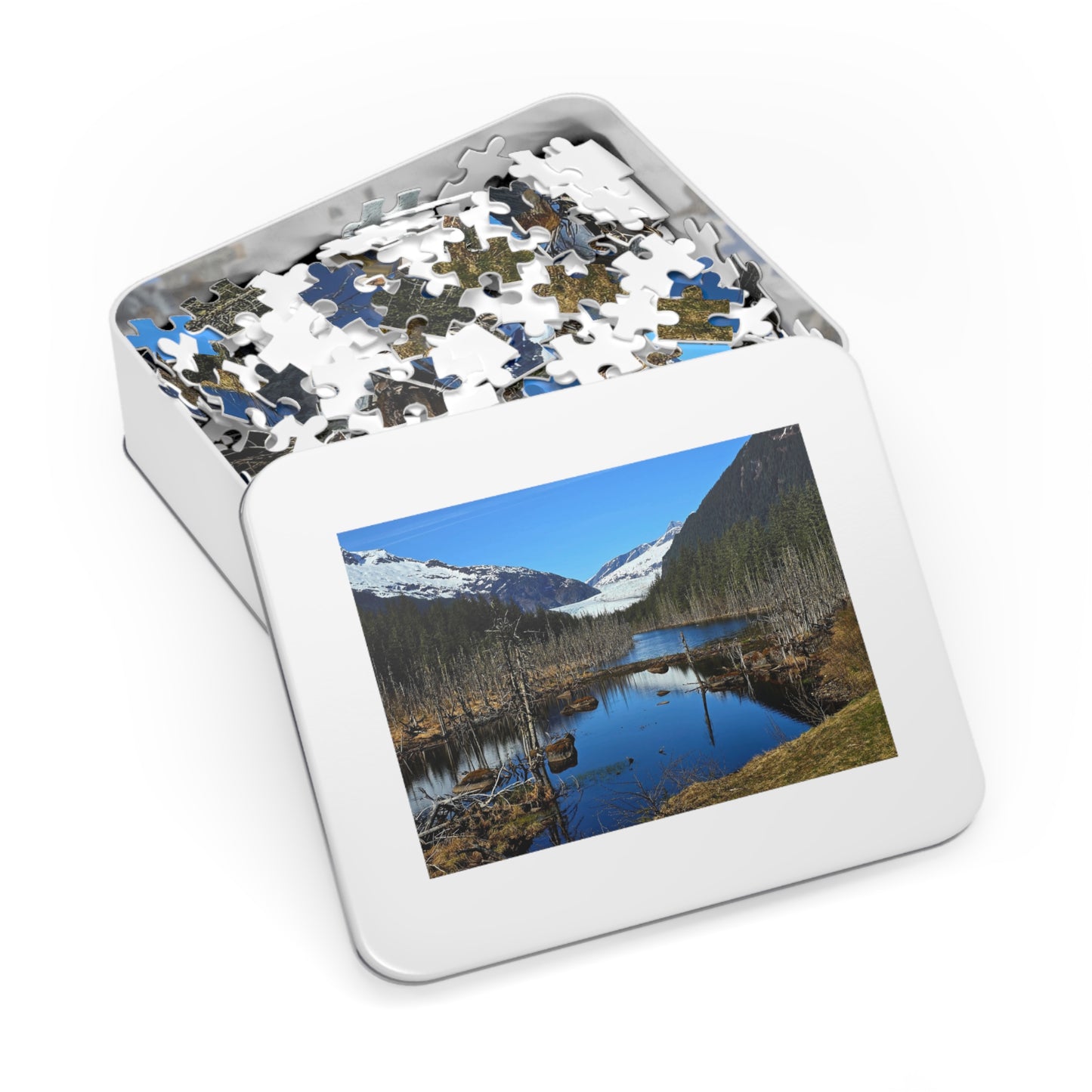 The Coolest Puzzle You’ll Ever Piece Together, Jigsaw Puzzle, Mendenhall Glacier