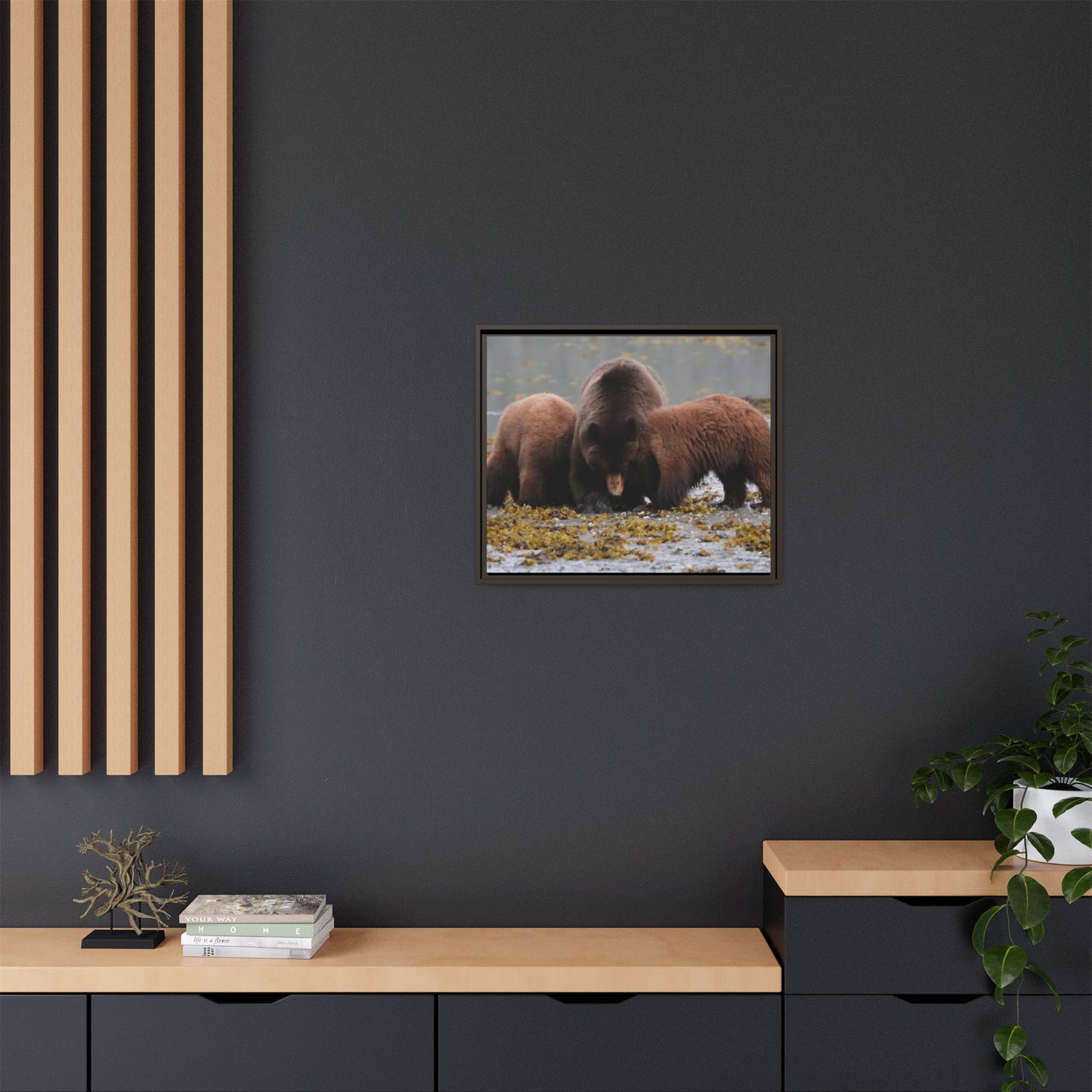Matte Canvas, Framed (Multi-color)