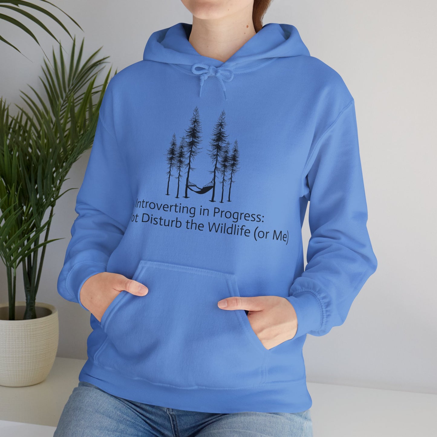 Introverting in Progress Hoodie – Do Not Disturb (Unless You Have Snacks)