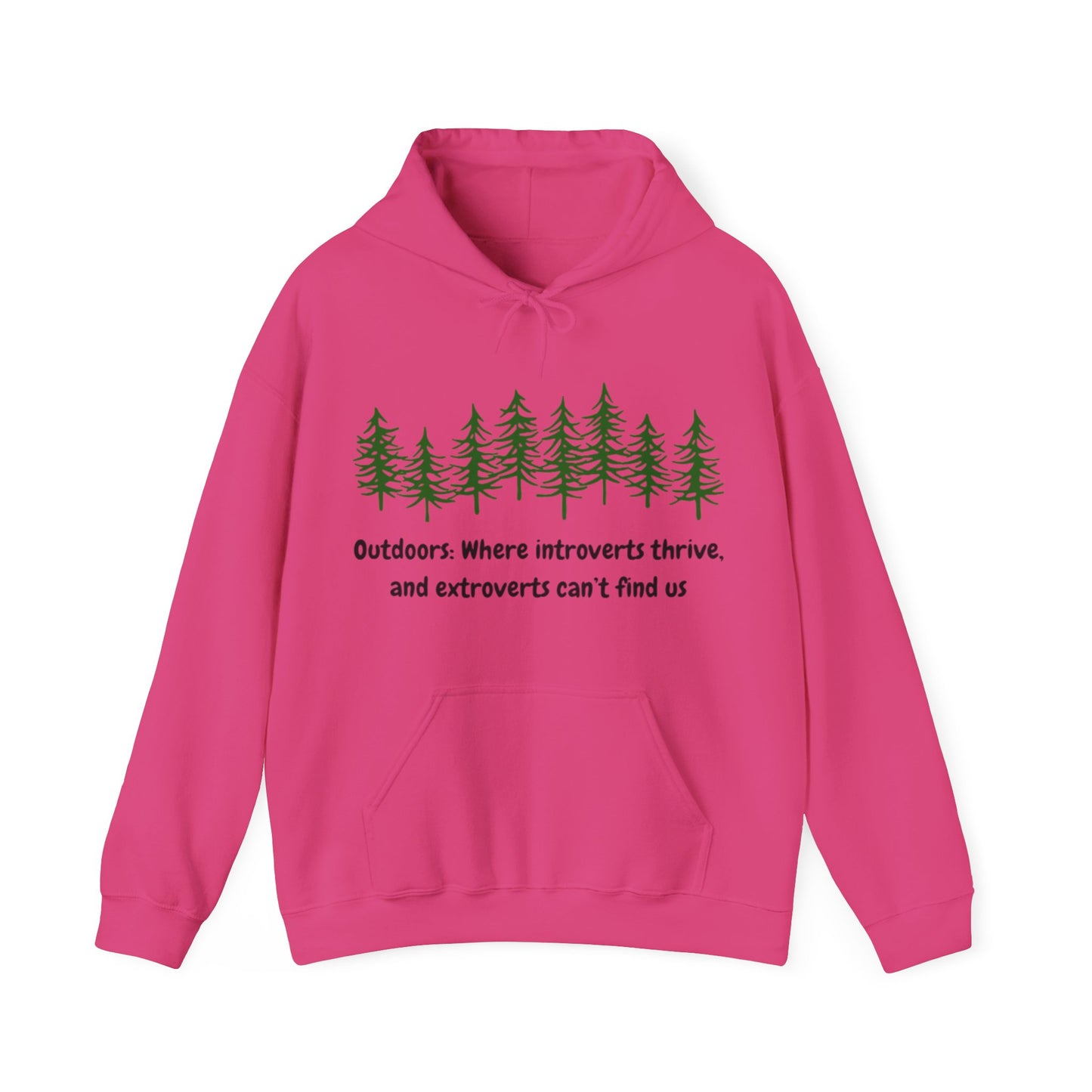 Silent Hikes & Subtle Vibes Hoodie, Unisex Heavy Blend™ Hooded Sweatshirt