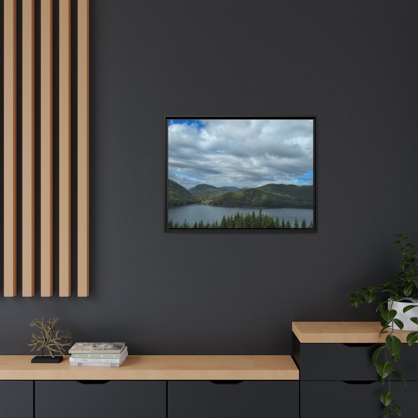 Matte Canvas, Framed (Multi-color)