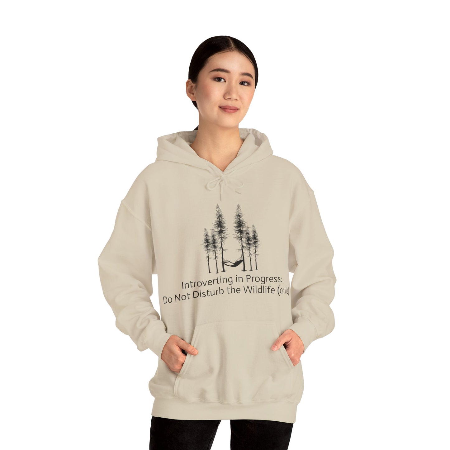 Introverting in Progress Hoodie – Do Not Disturb (Unless You Have Snacks)