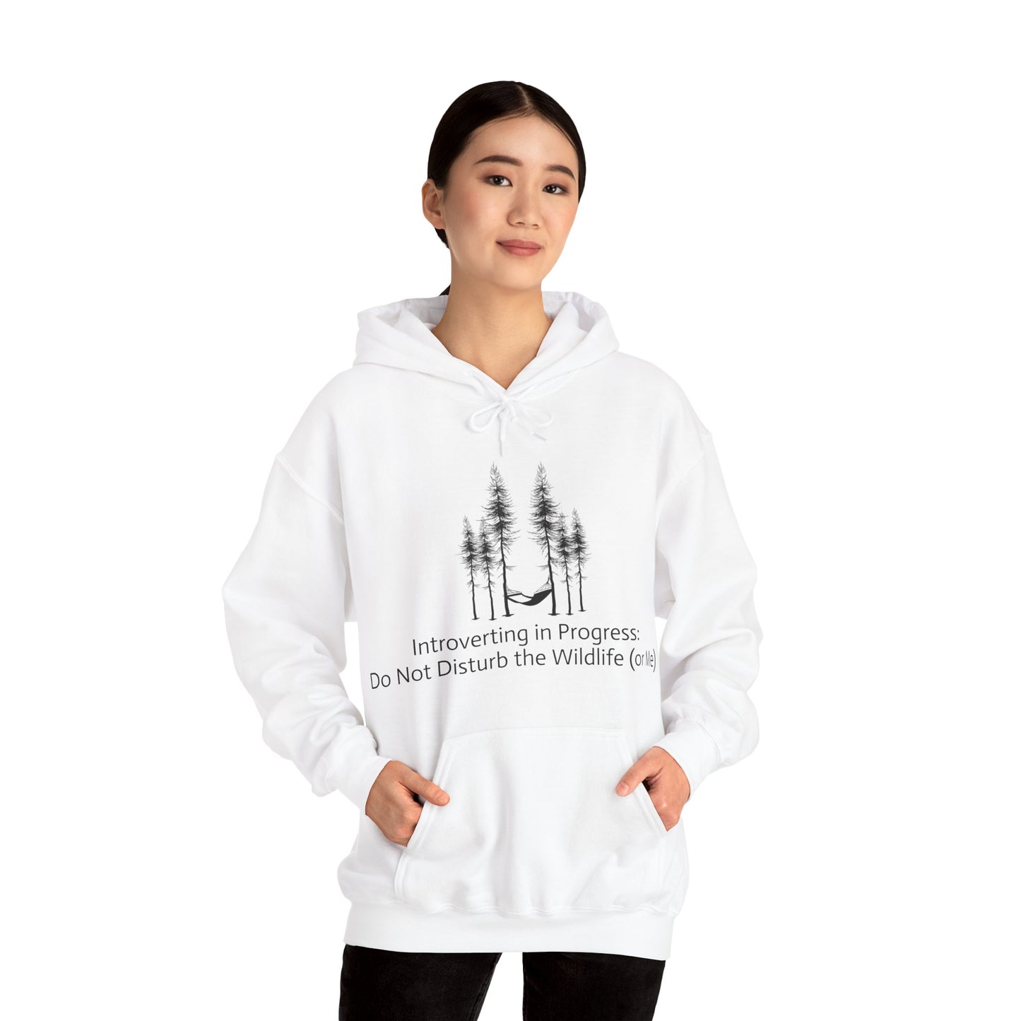 Introverting in Progress Hoodie – Do Not Disturb (Unless You Have Snacks)