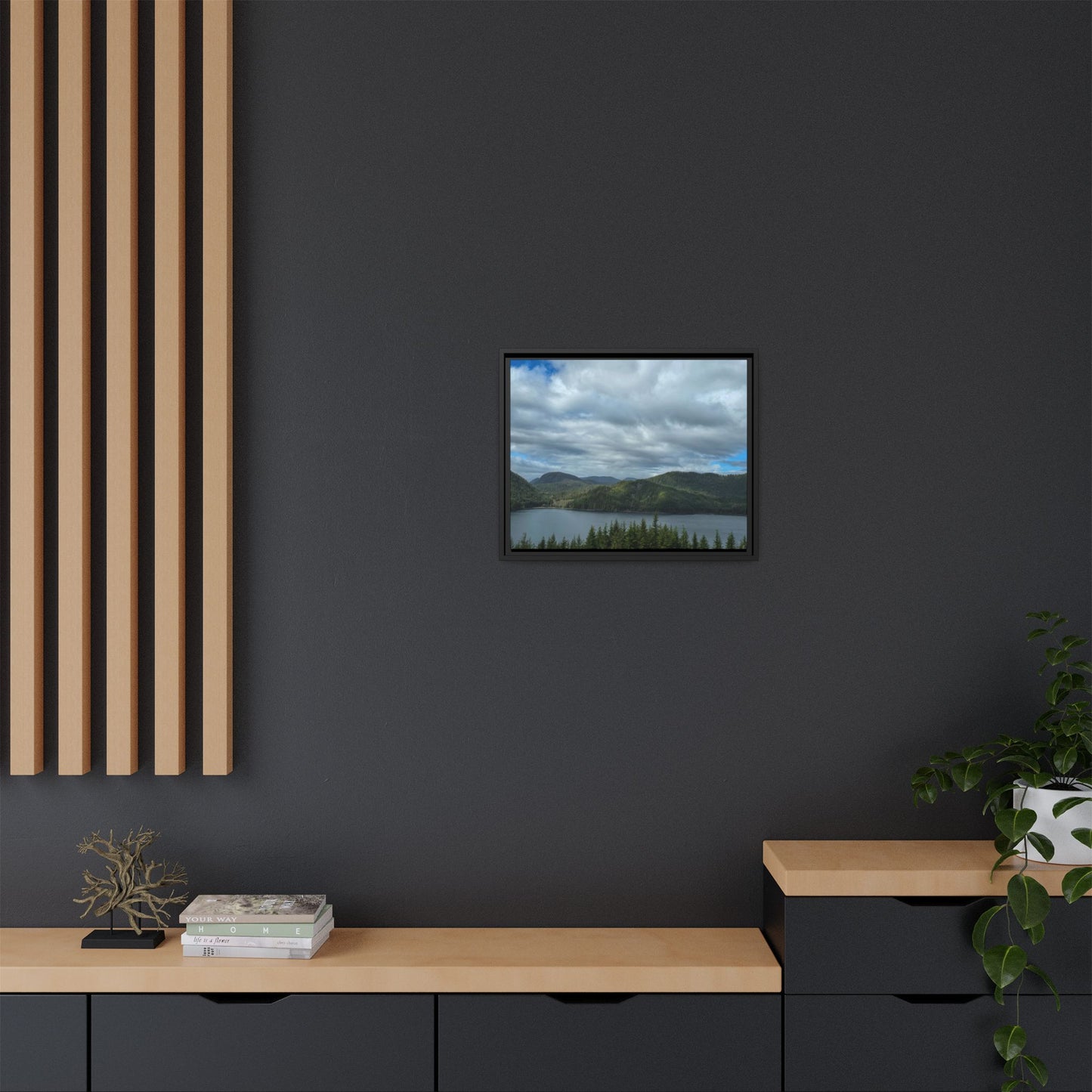 Matte Canvas, Framed (Multi-color)