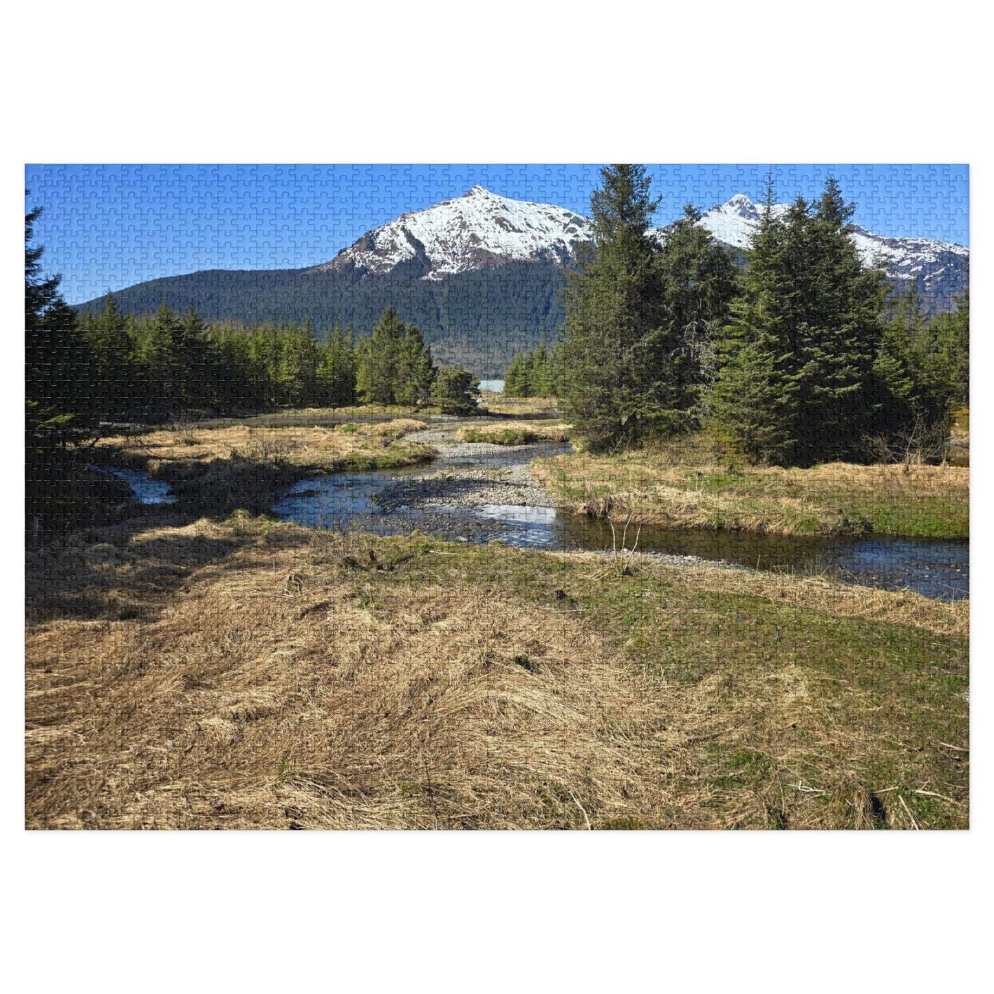 Steep Creek, Steeper Challenge, Jigsaw Puzzle, Alaska