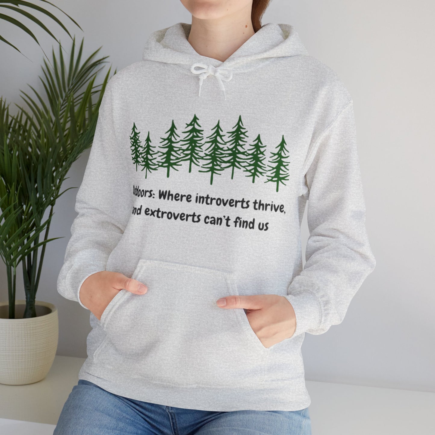 Silent Hikes & Subtle Vibes Hoodie, Unisex Heavy Blend™ Hooded Sweatshirt