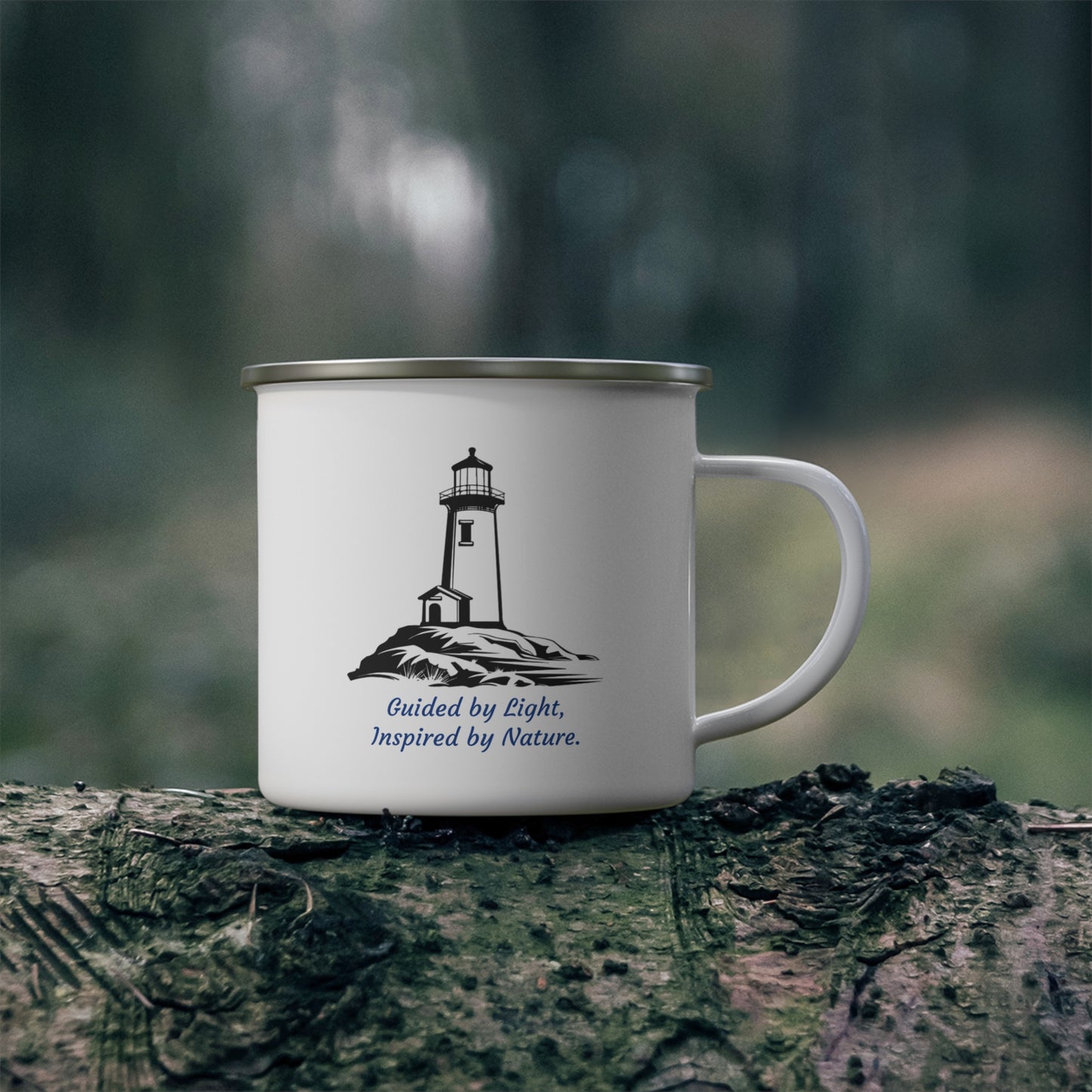 Enamel Camping Mug - Beacon Tech Photography Coffee Mug