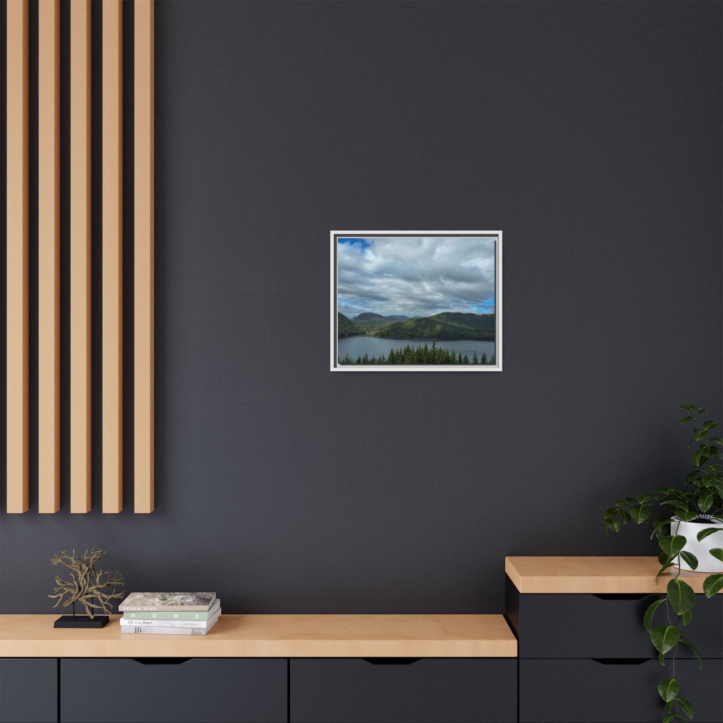 Matte Canvas, Framed (Multi-color)