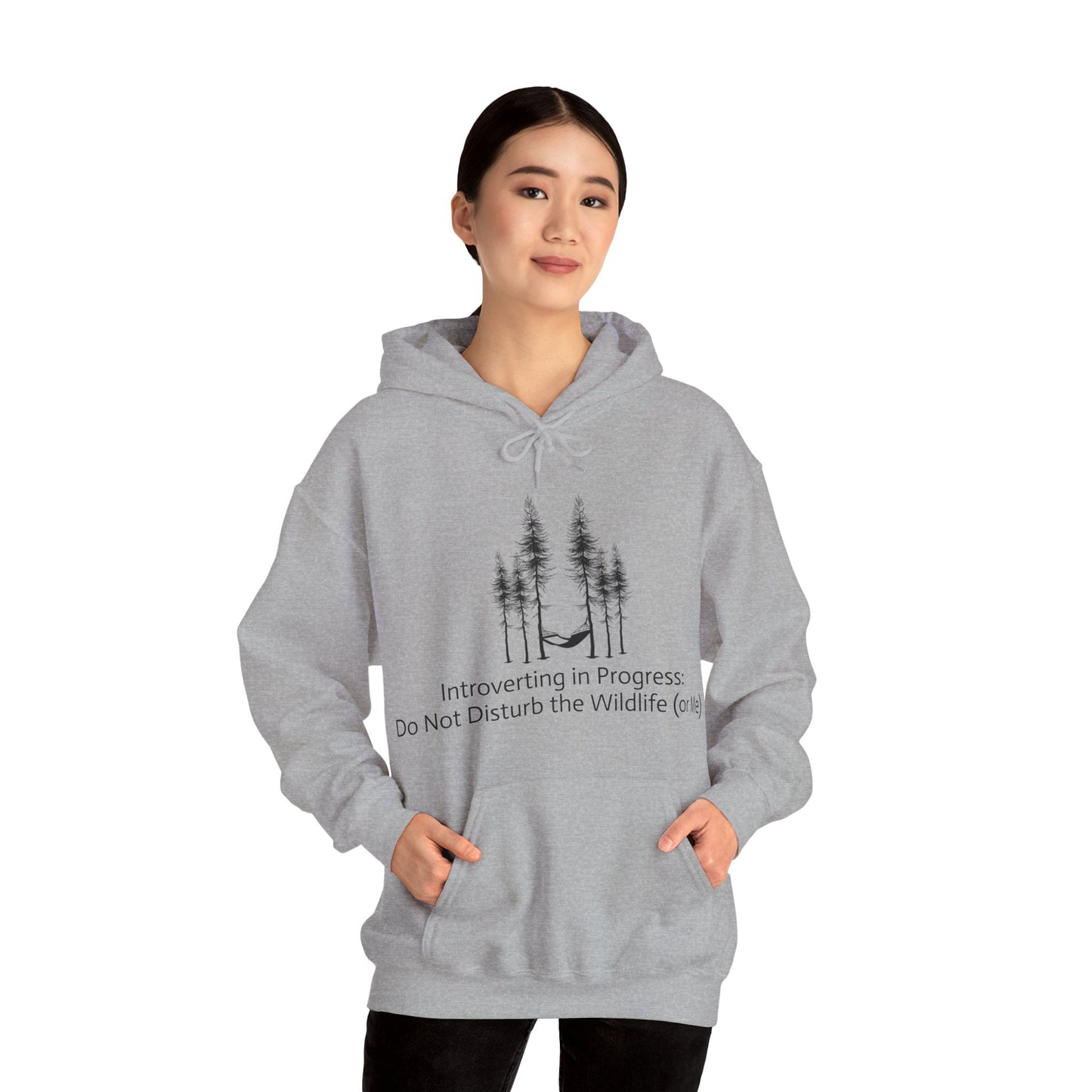 Introverting in Progress Hoodie – Do Not Disturb (Unless You Have Snacks)