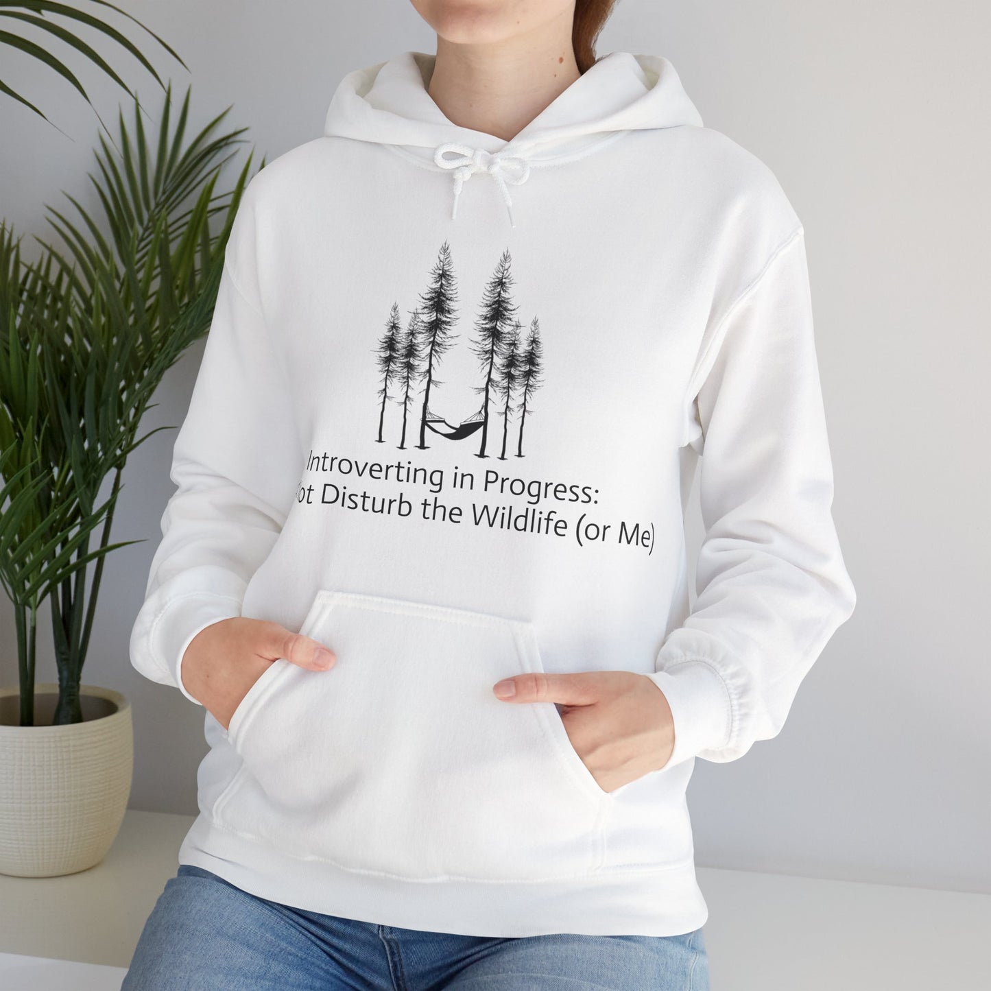 Introverting in Progress Hoodie – Do Not Disturb (Unless You Have Snacks)