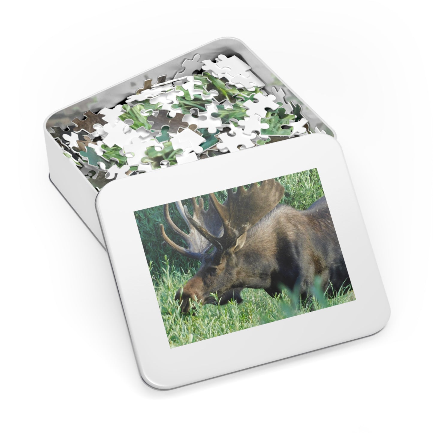 Moose on the Loose: Puzzle Edition, Jigsaw Puzzle, Rocky Mountain