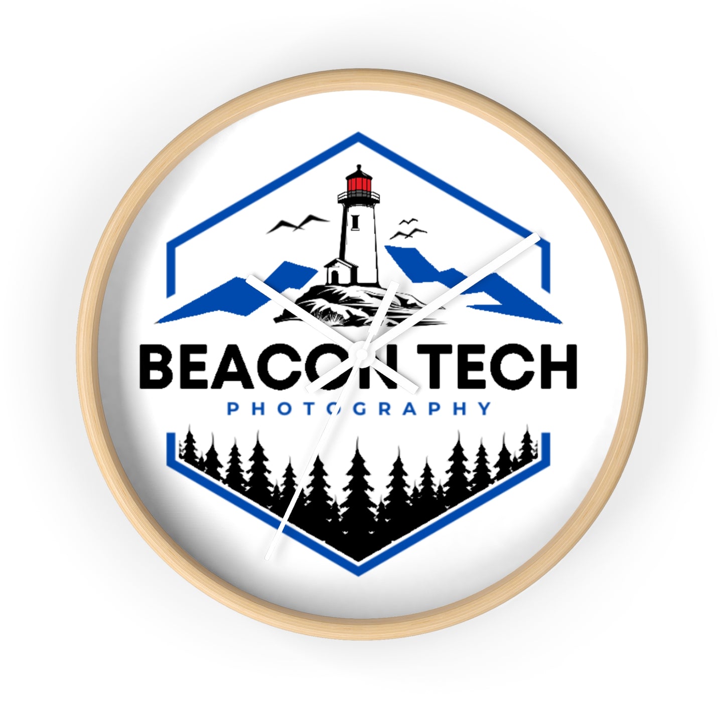Beacon Tech Photography Wall Clock