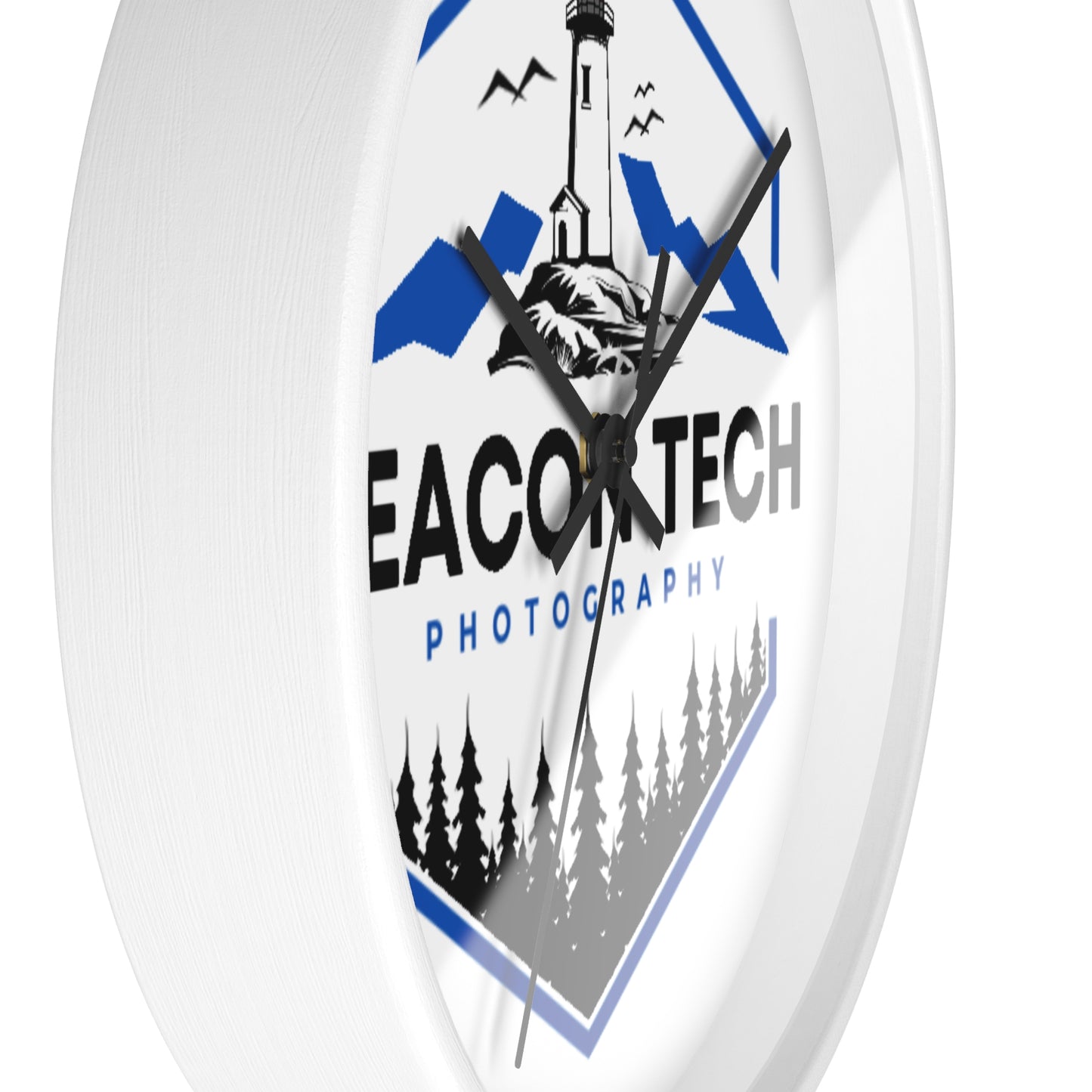 Beacon Tech Photography Wall Clock
