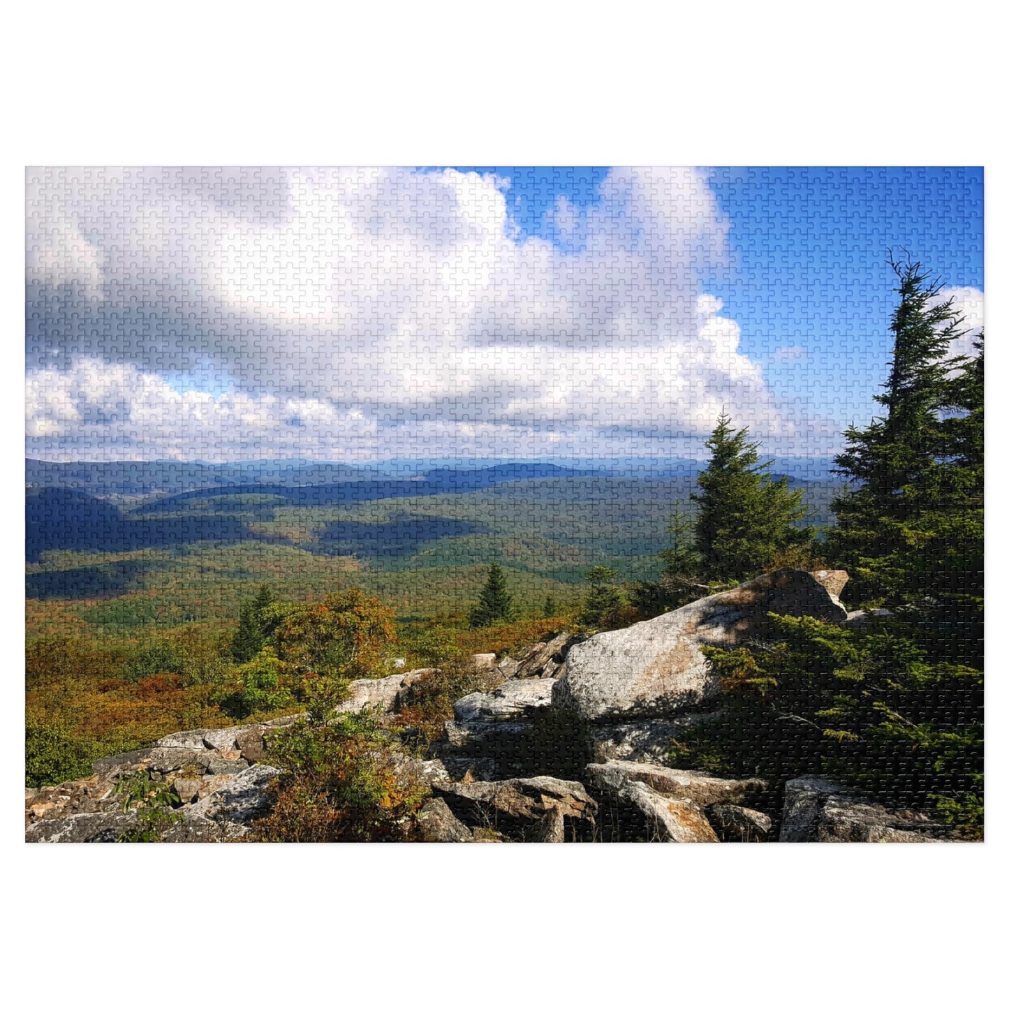 Piece by Piece to Peak Peace, Jigsaw Puzzle, Spruce Knob, WV