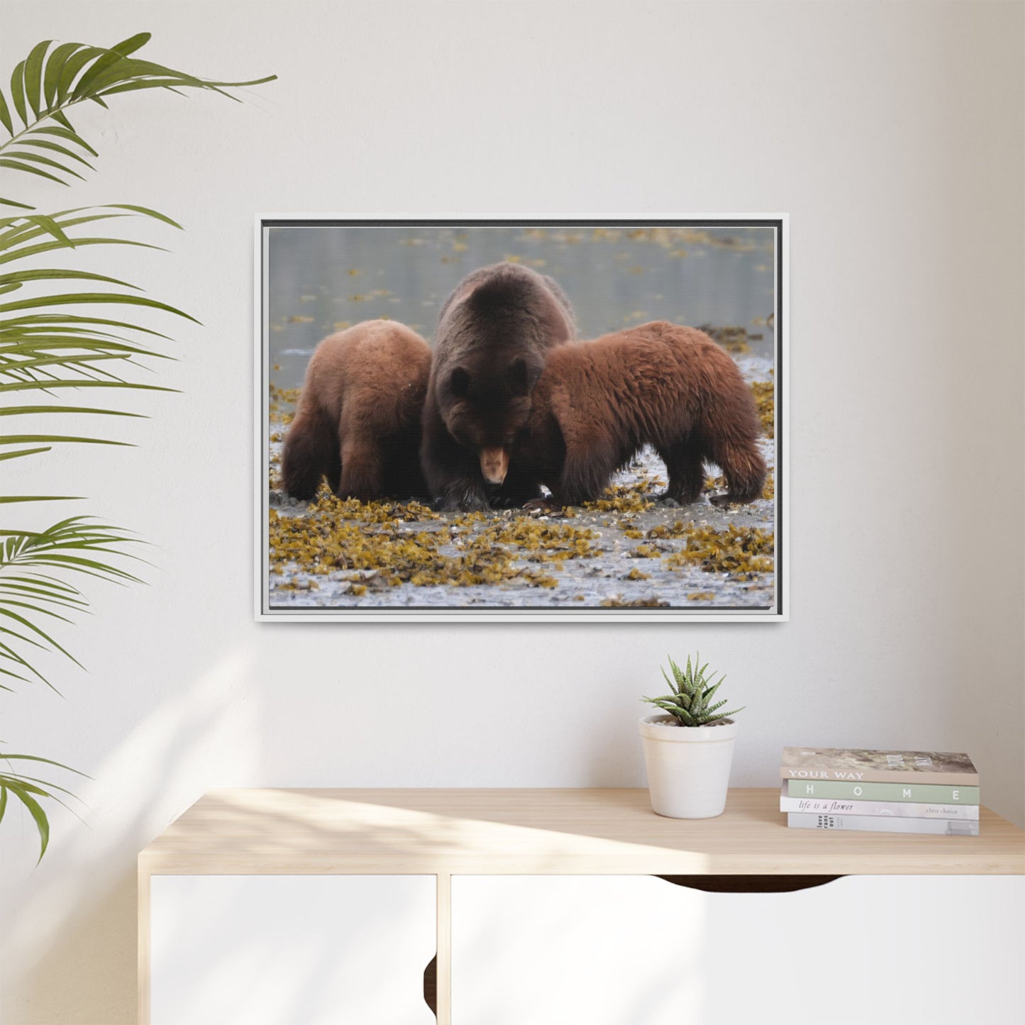 Matte Canvas, Framed (Multi-color)