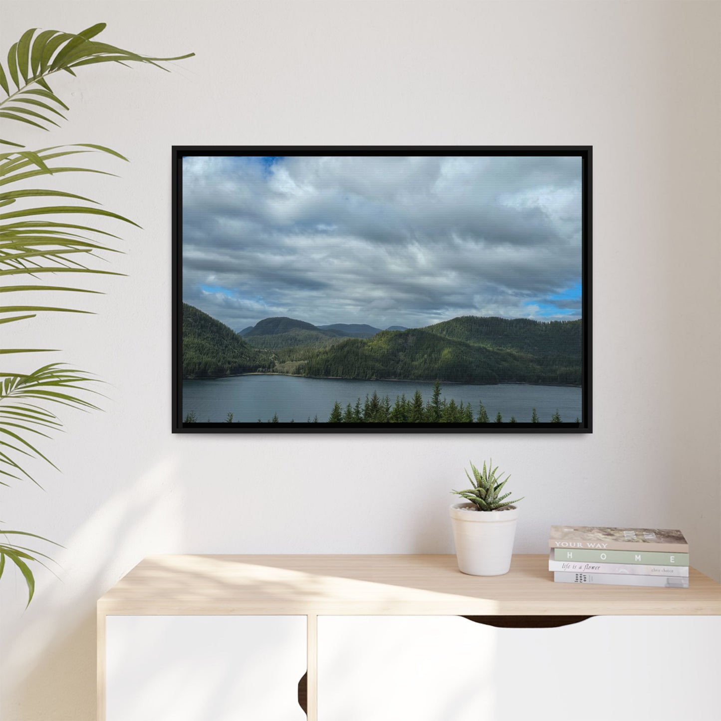 Matte Canvas, Framed (Multi-color)