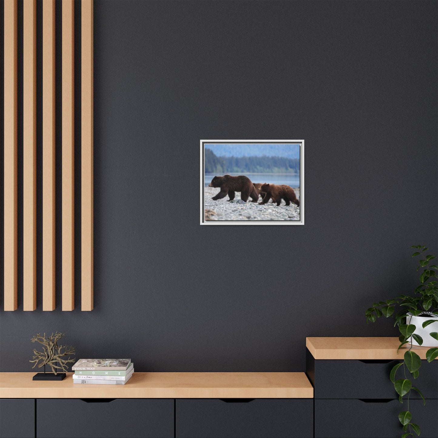 Mother Grizzly Bear & Cubs