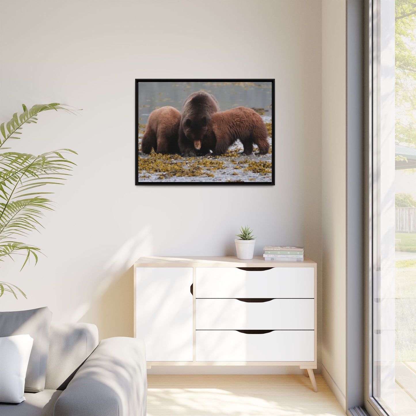 Matte Canvas, Framed (Multi-color)