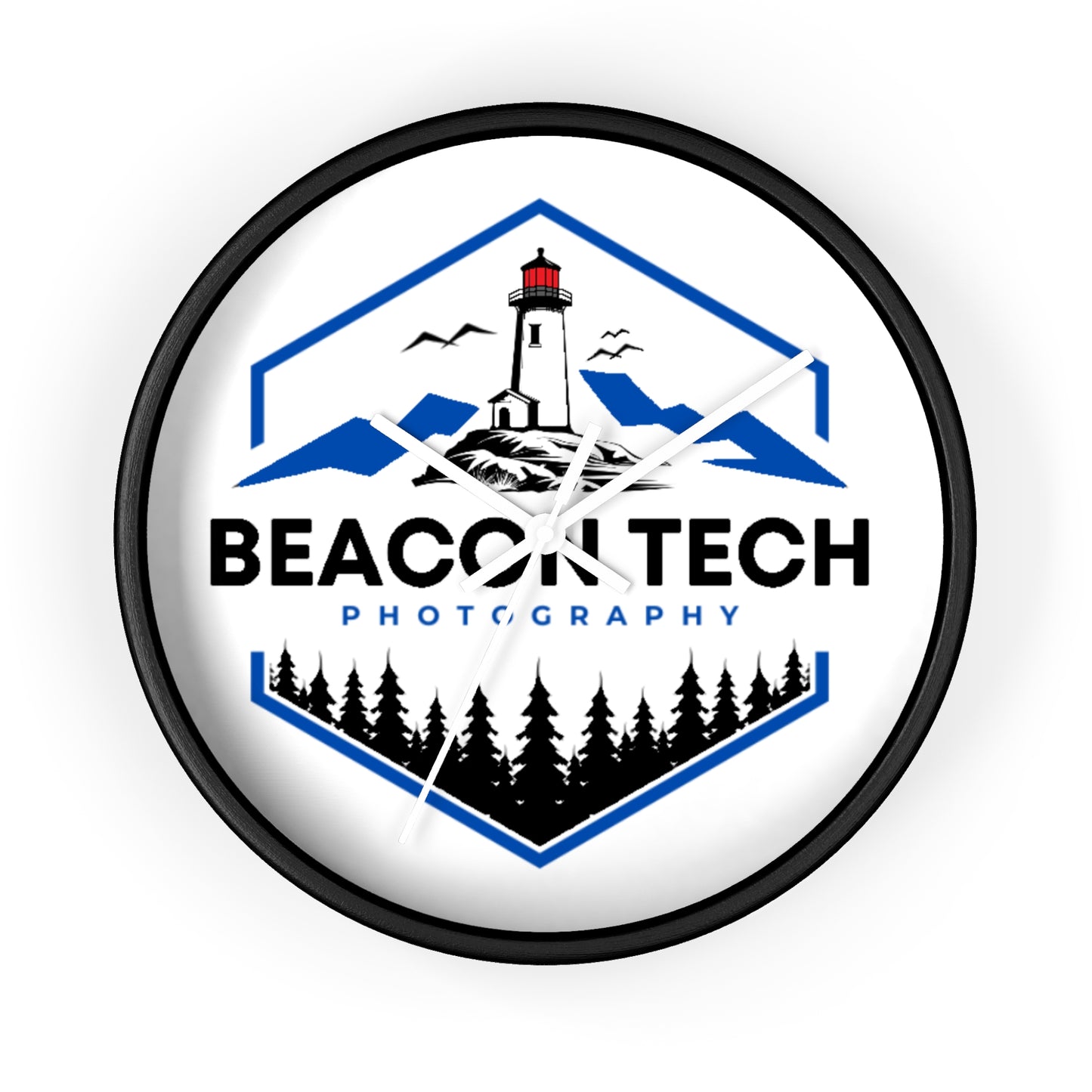 Beacon Tech Photography Wall Clock