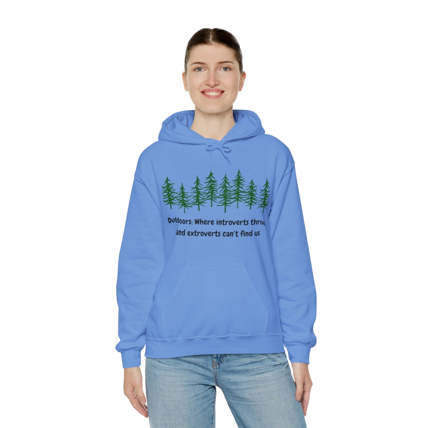 Silent Hikes & Subtle Vibes Hoodie, Unisex Heavy Blend™ Hooded Sweatshirt